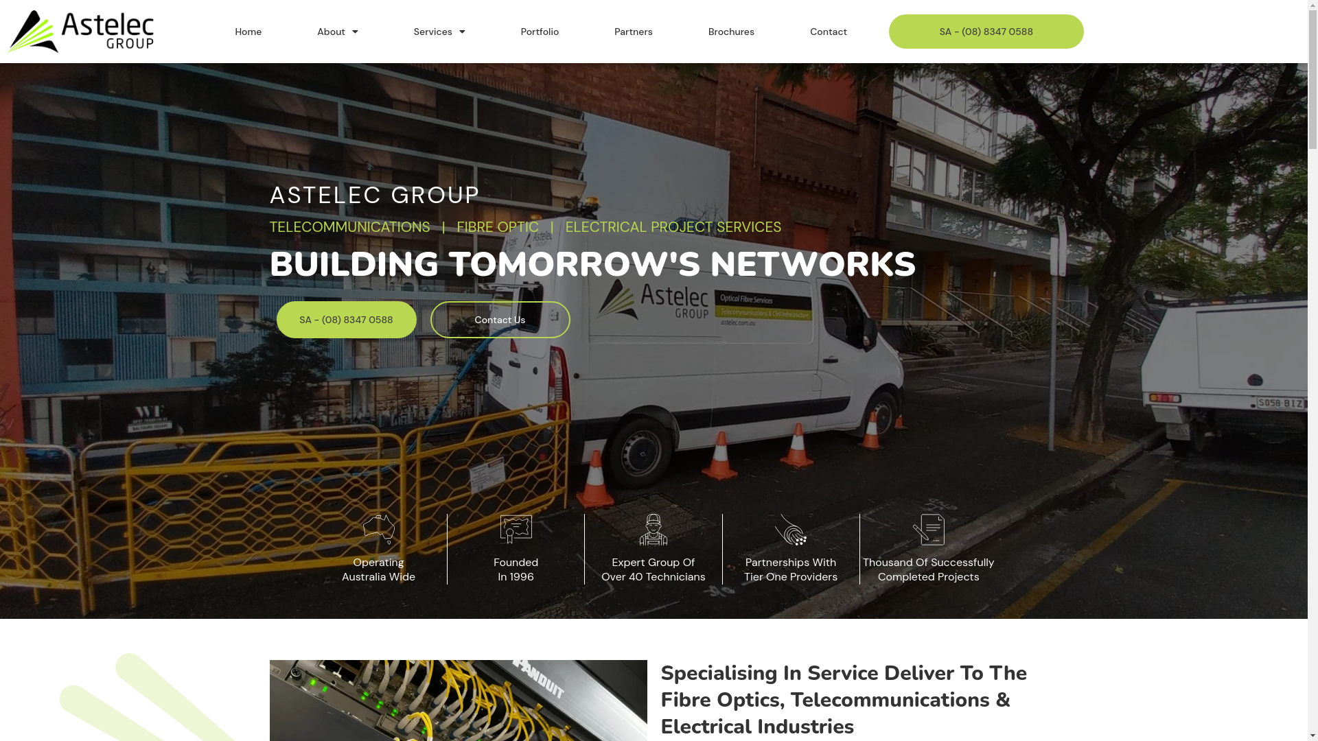 website screenshot of https://astelec.online/