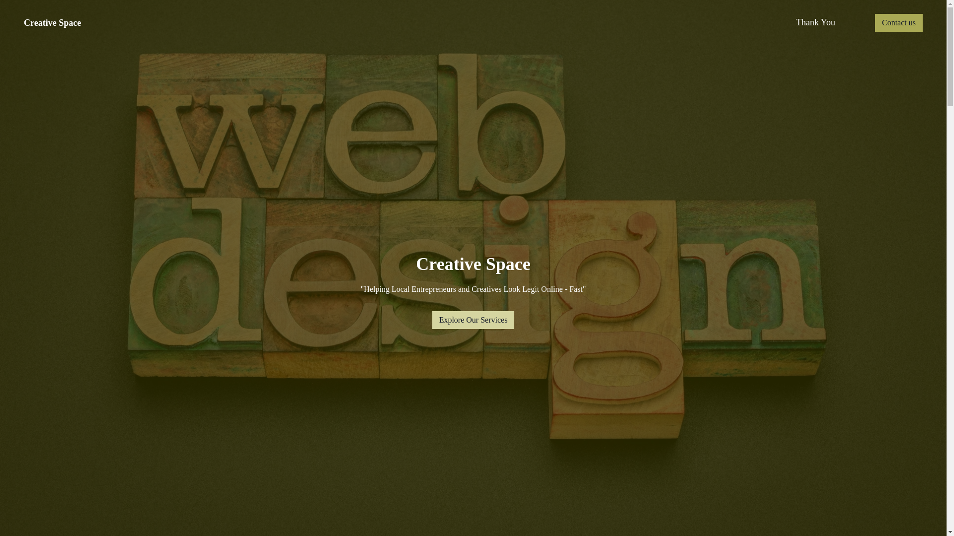 website screenshot of https://creativespacenow.org/