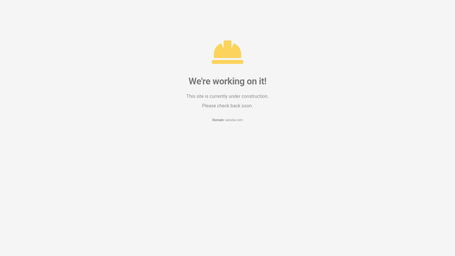 website screenshot of https://xanutai.com/