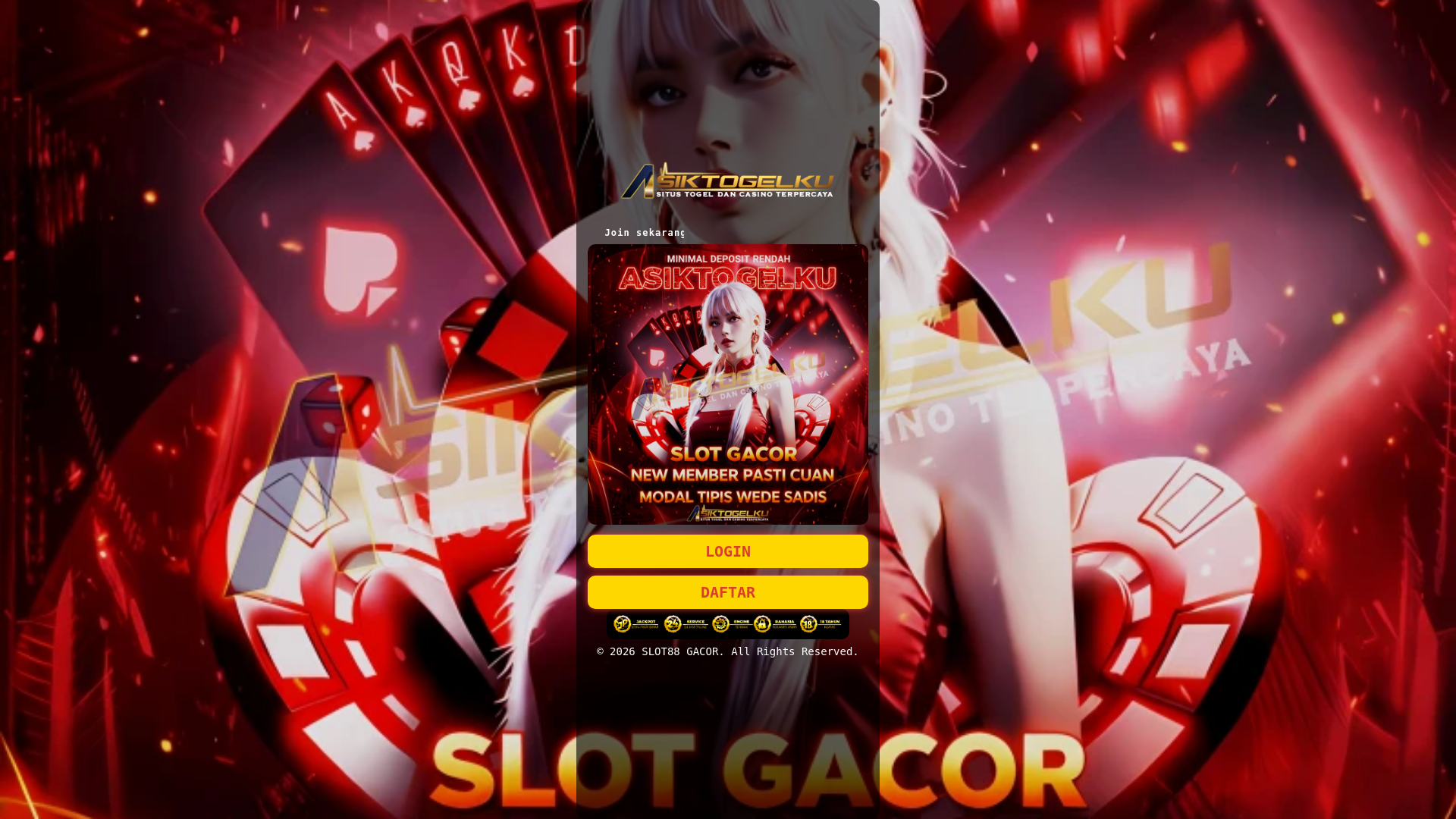 website screenshot of https://asiktogelku88.pages.dev/