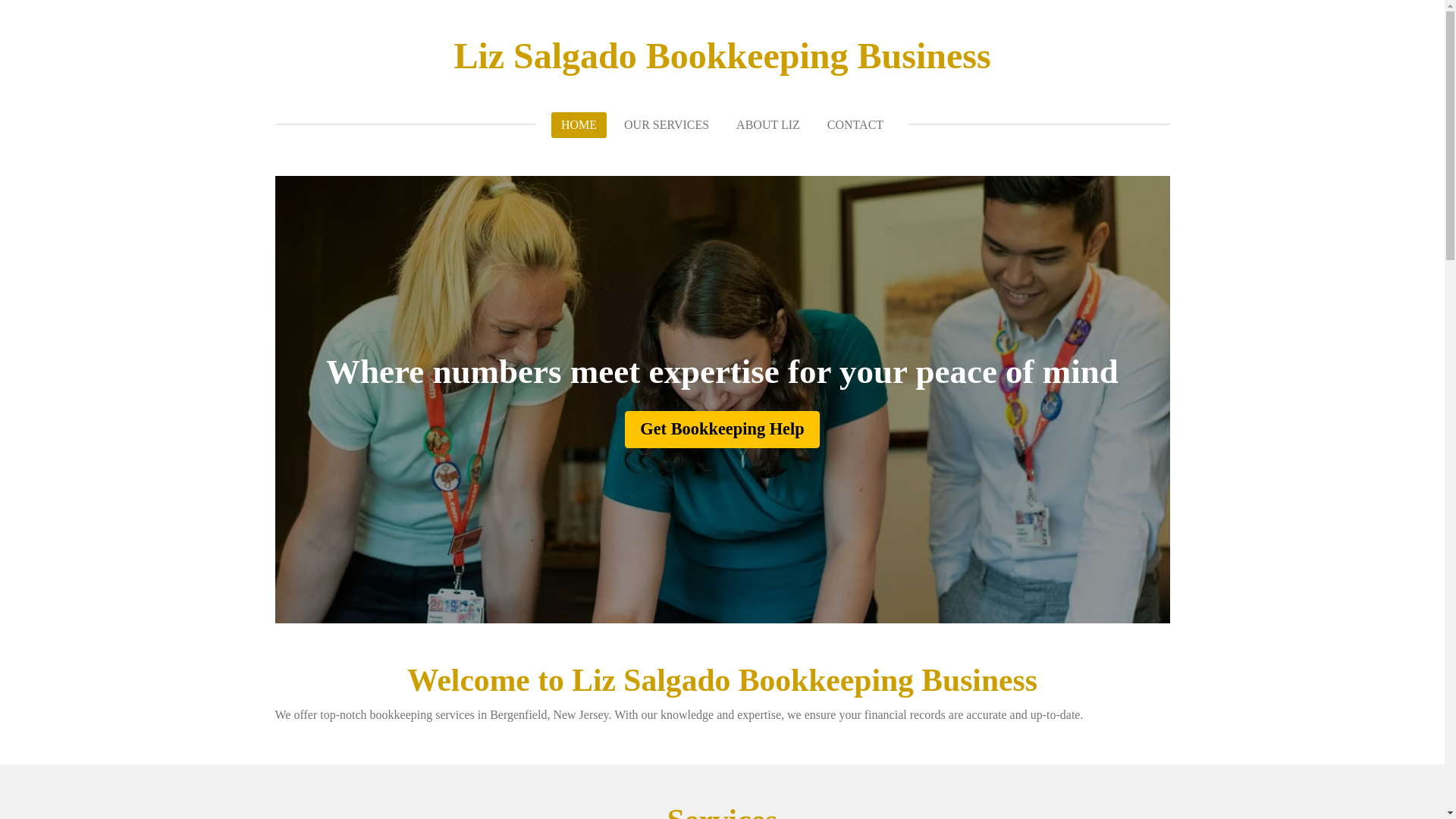 website screenshot of https://salgadobookkeeping.com/