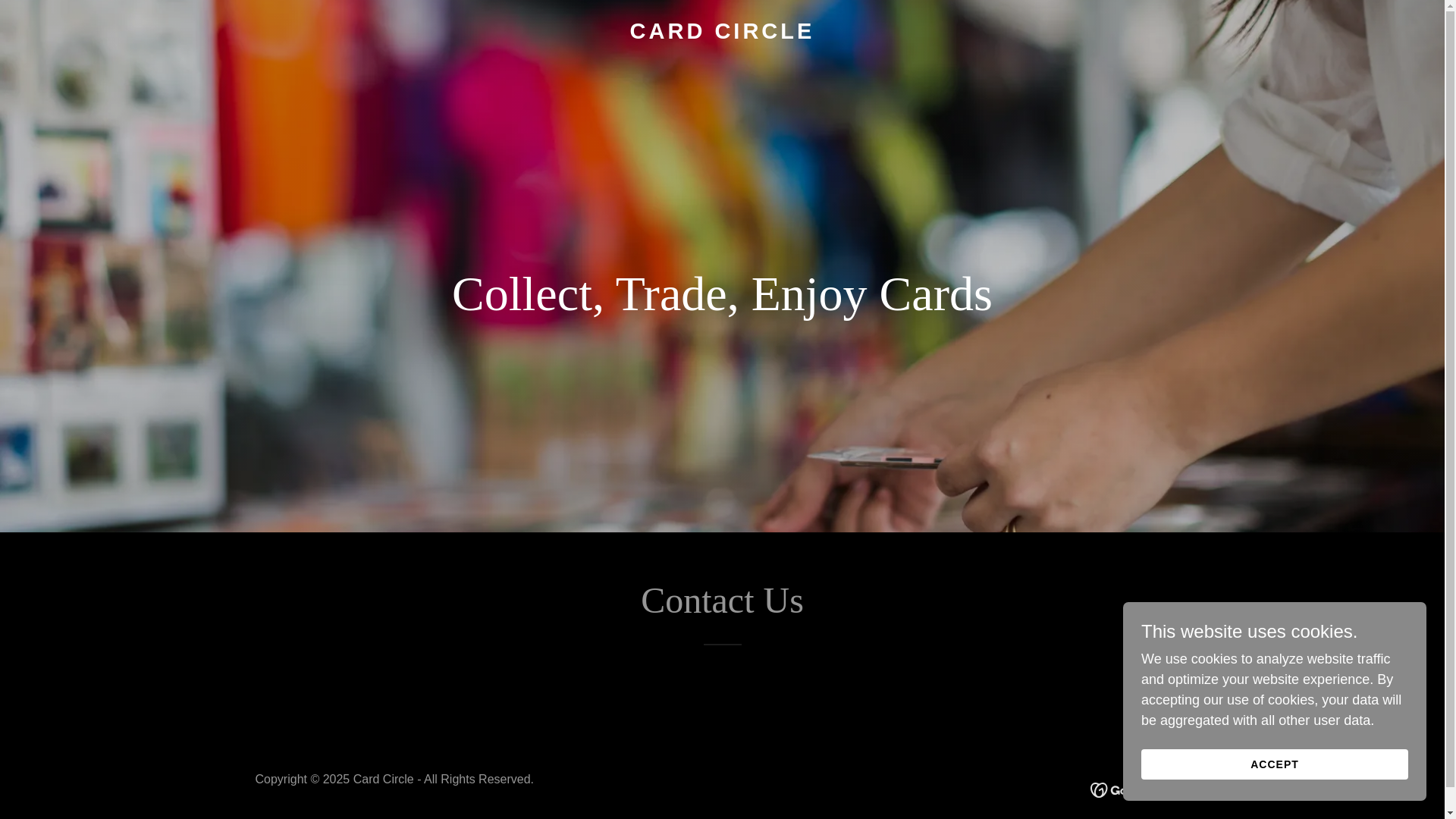 website screenshot of https://cardcircle.cc/