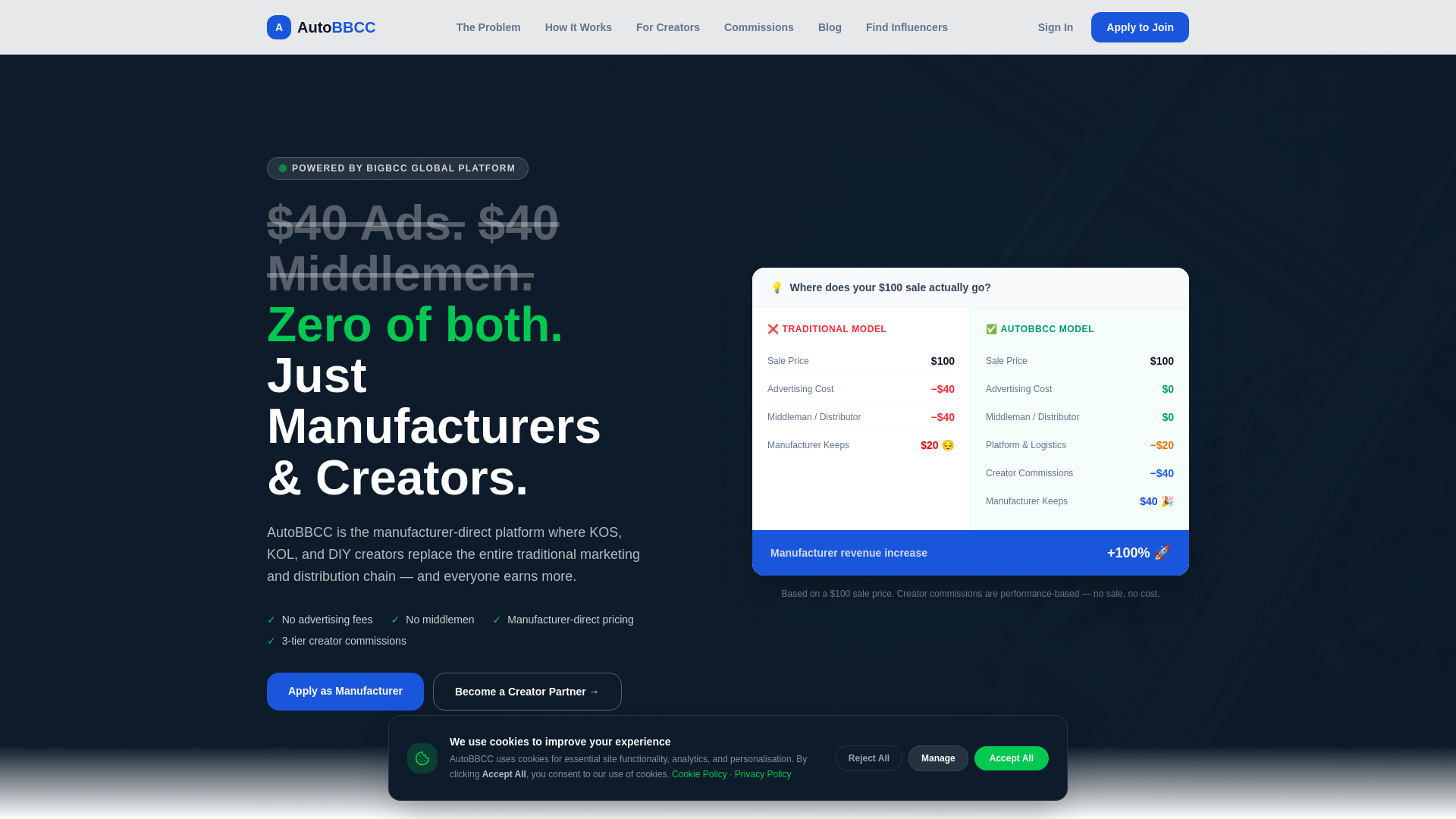website screenshot of https://autobbcc.com/
