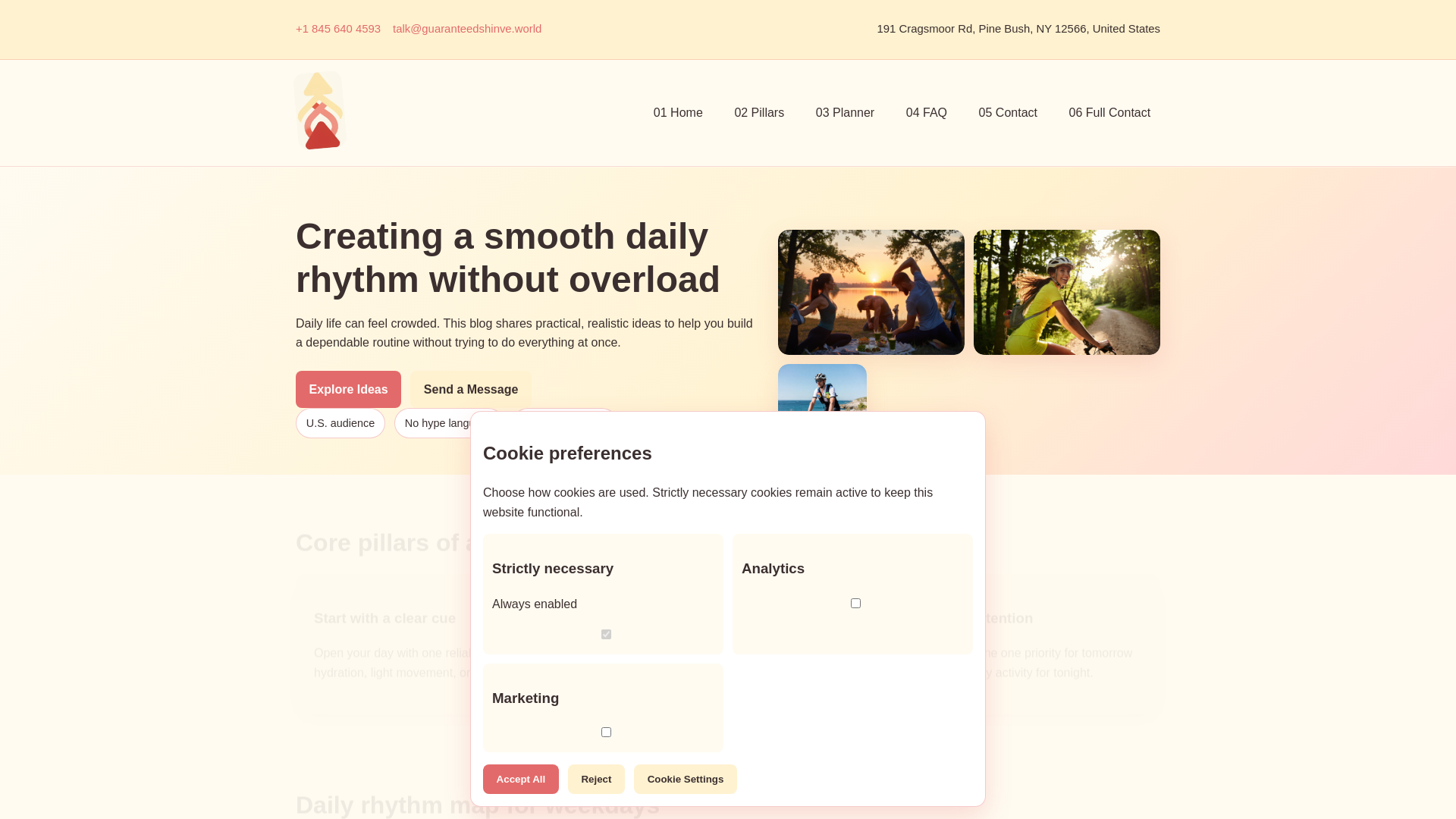 website screenshot of https://guaranteedshinve.world