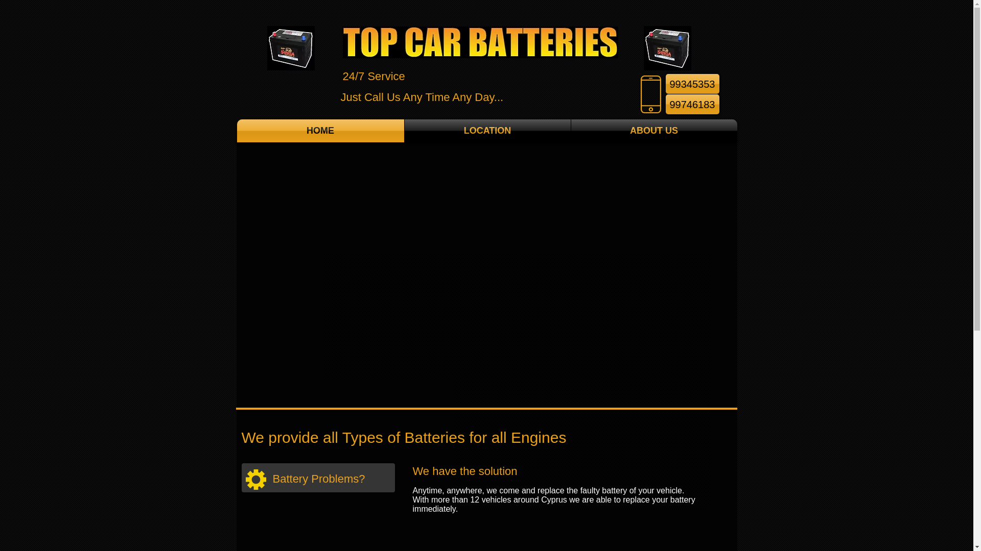 website screenshot of https://www.topcarbatteries.com/