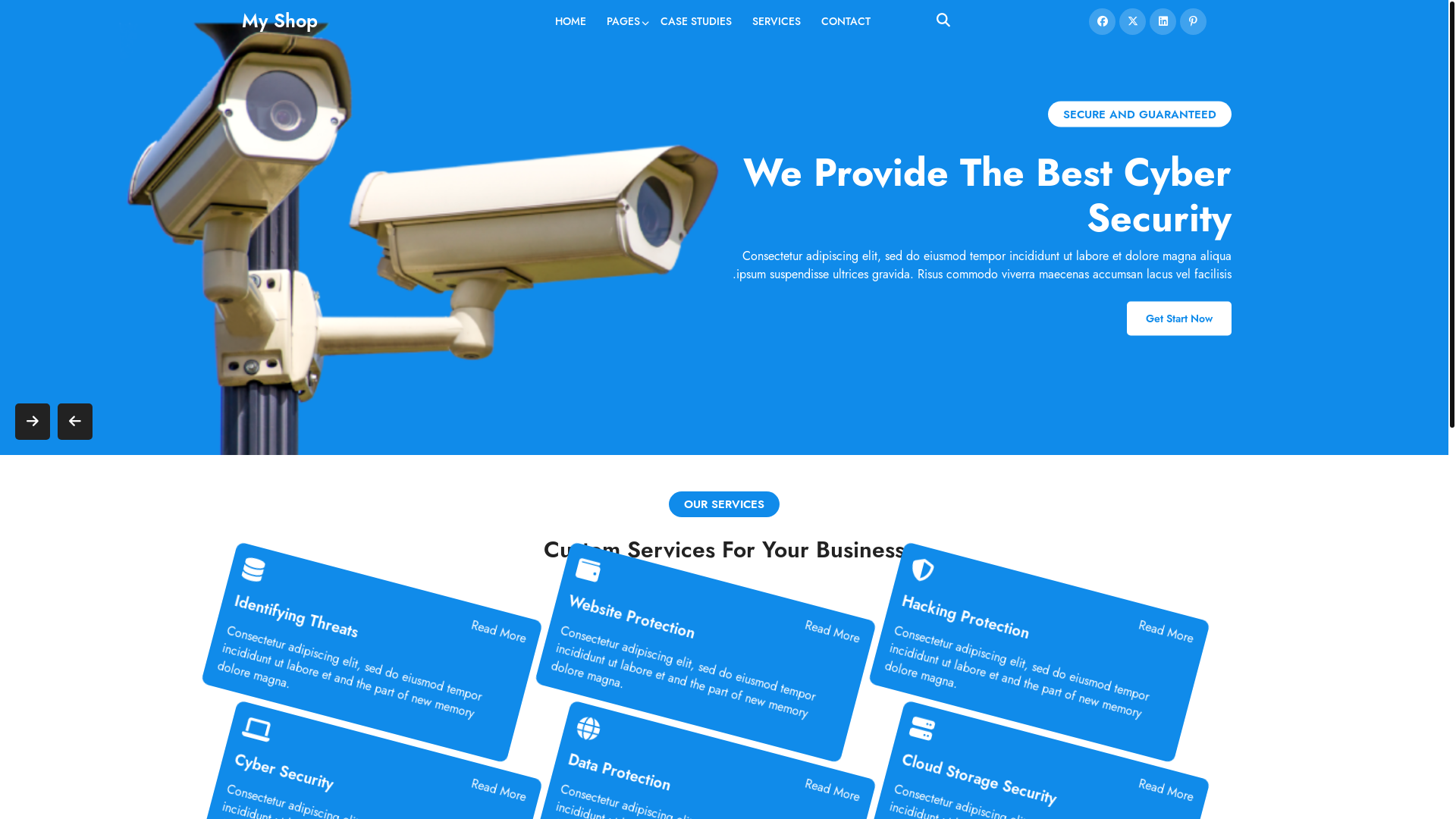 website screenshot of https://ccenter.lat/