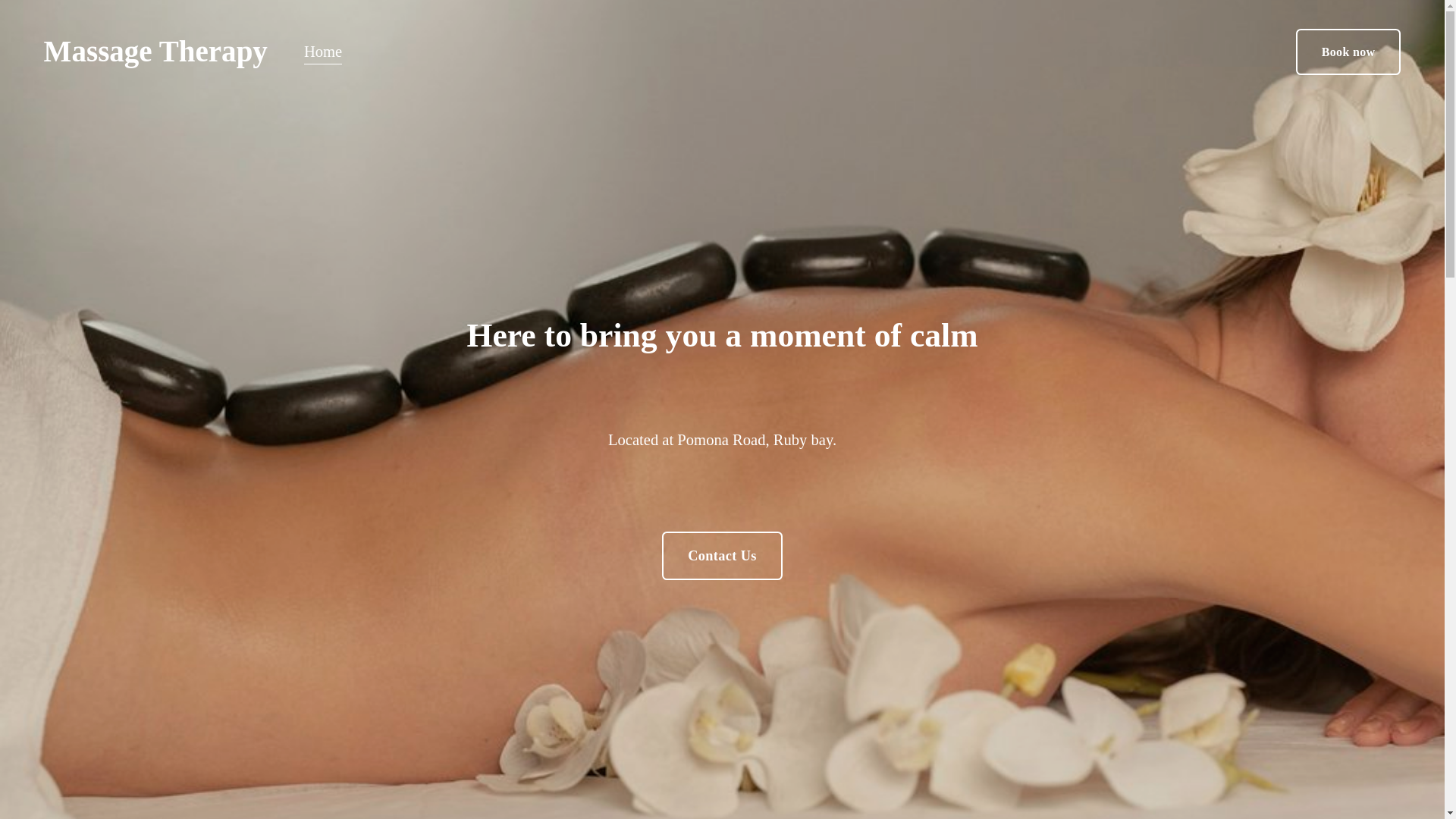 website screenshot of https://champamassagetherapy.co.nz/
