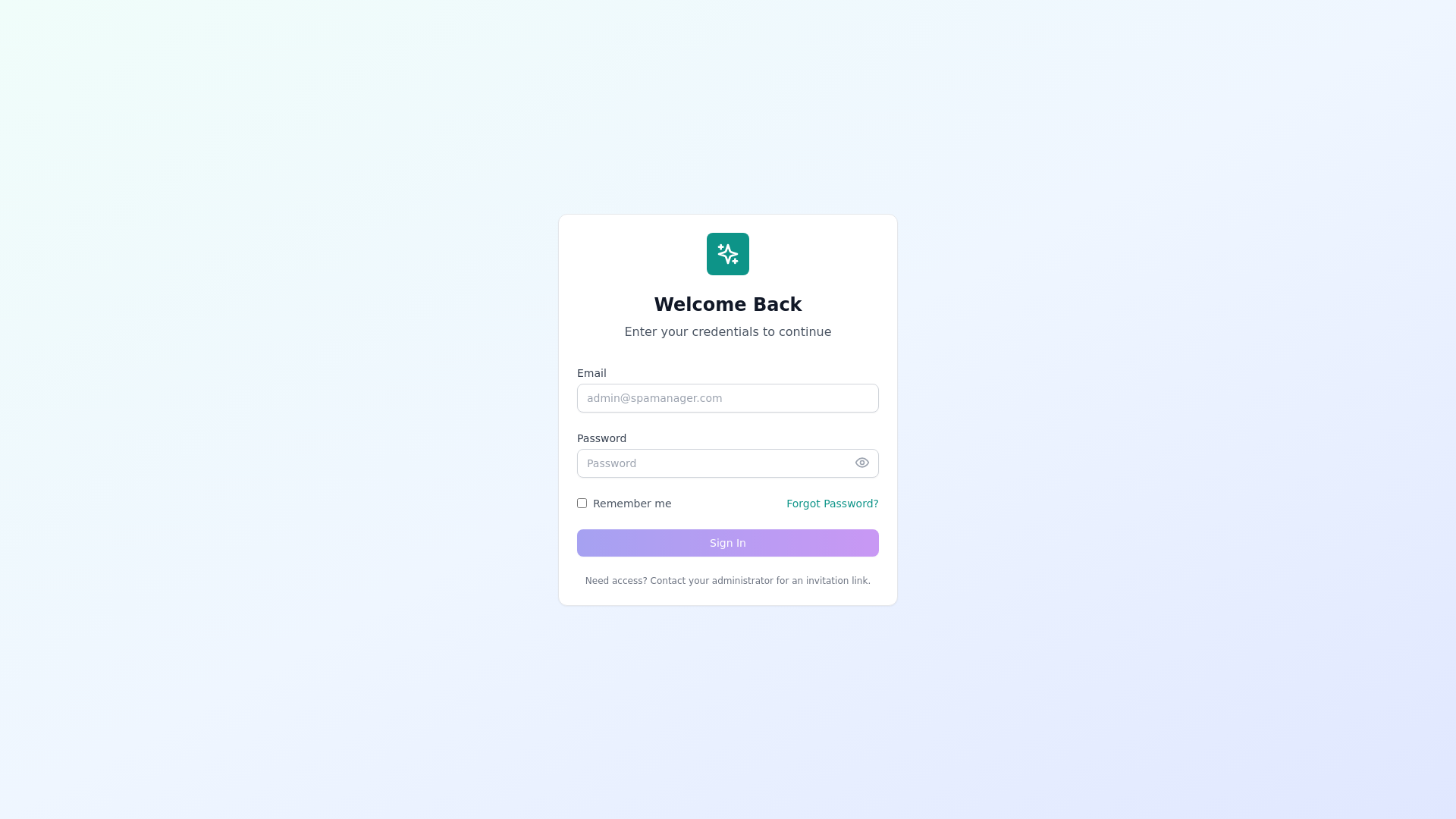 website screenshot of https://spamaster.pages.dev/