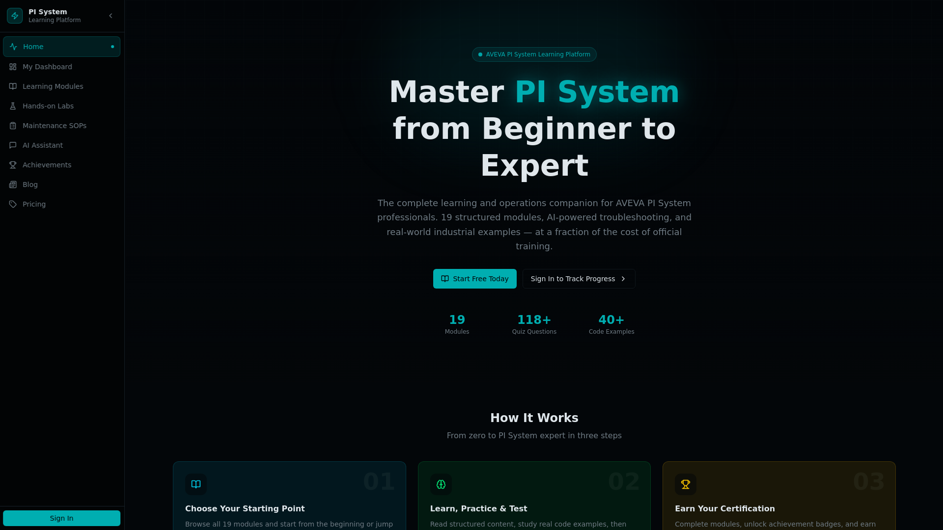 website screenshot of https://avevahistorian.com/