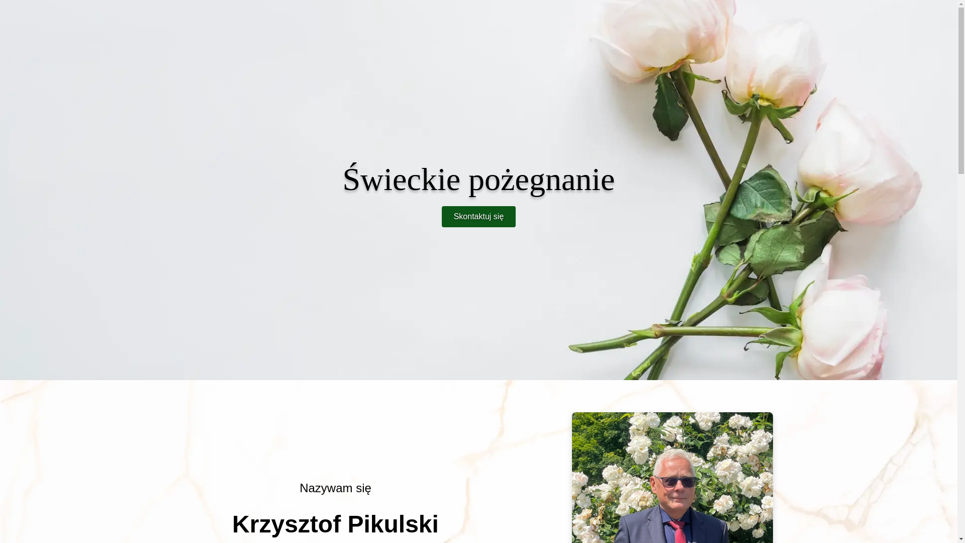 website screenshot of https://xn--swieckiepoegnanie-5yd.pl/