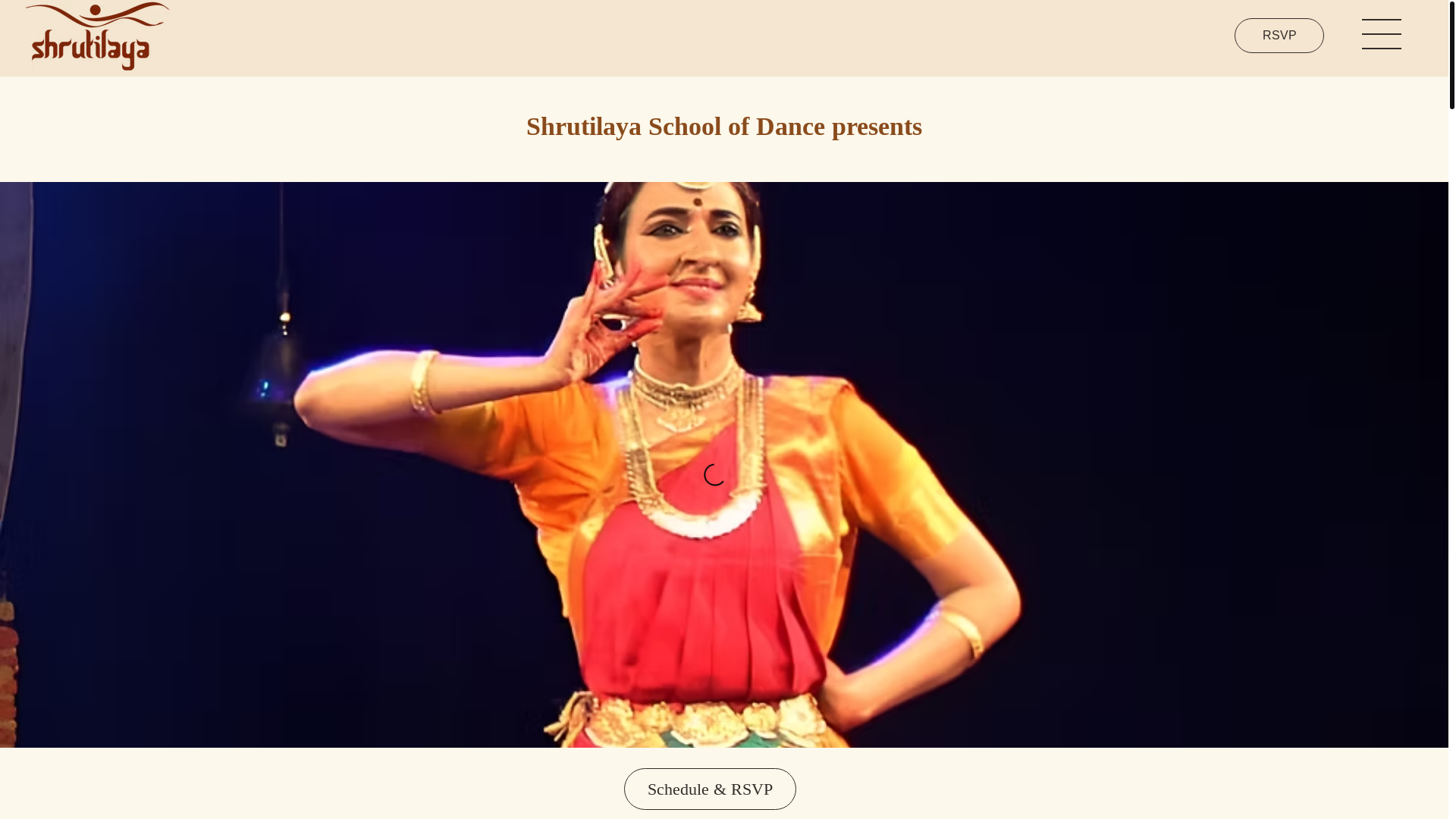 website screenshot of https://saranyadances.com/
