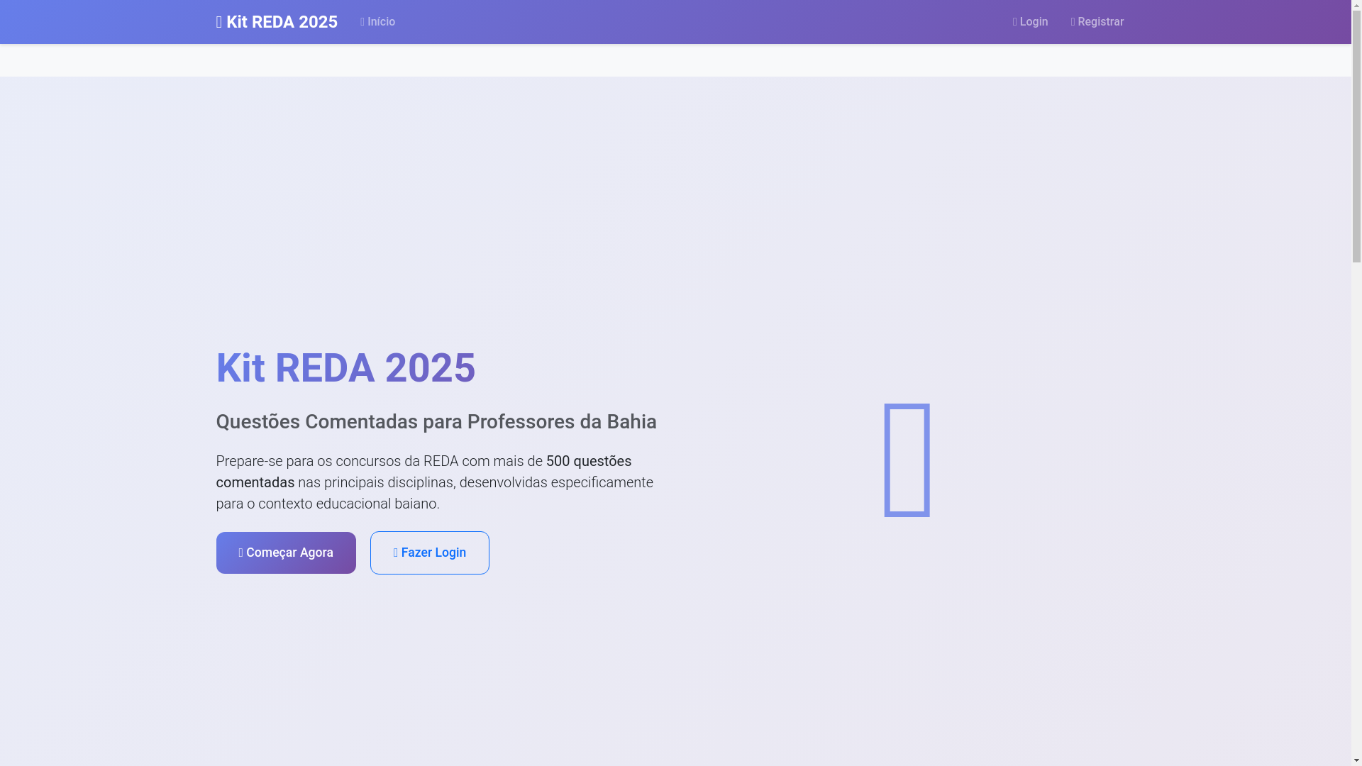 website screenshot of https://questoesreda2025comentadas.shop/