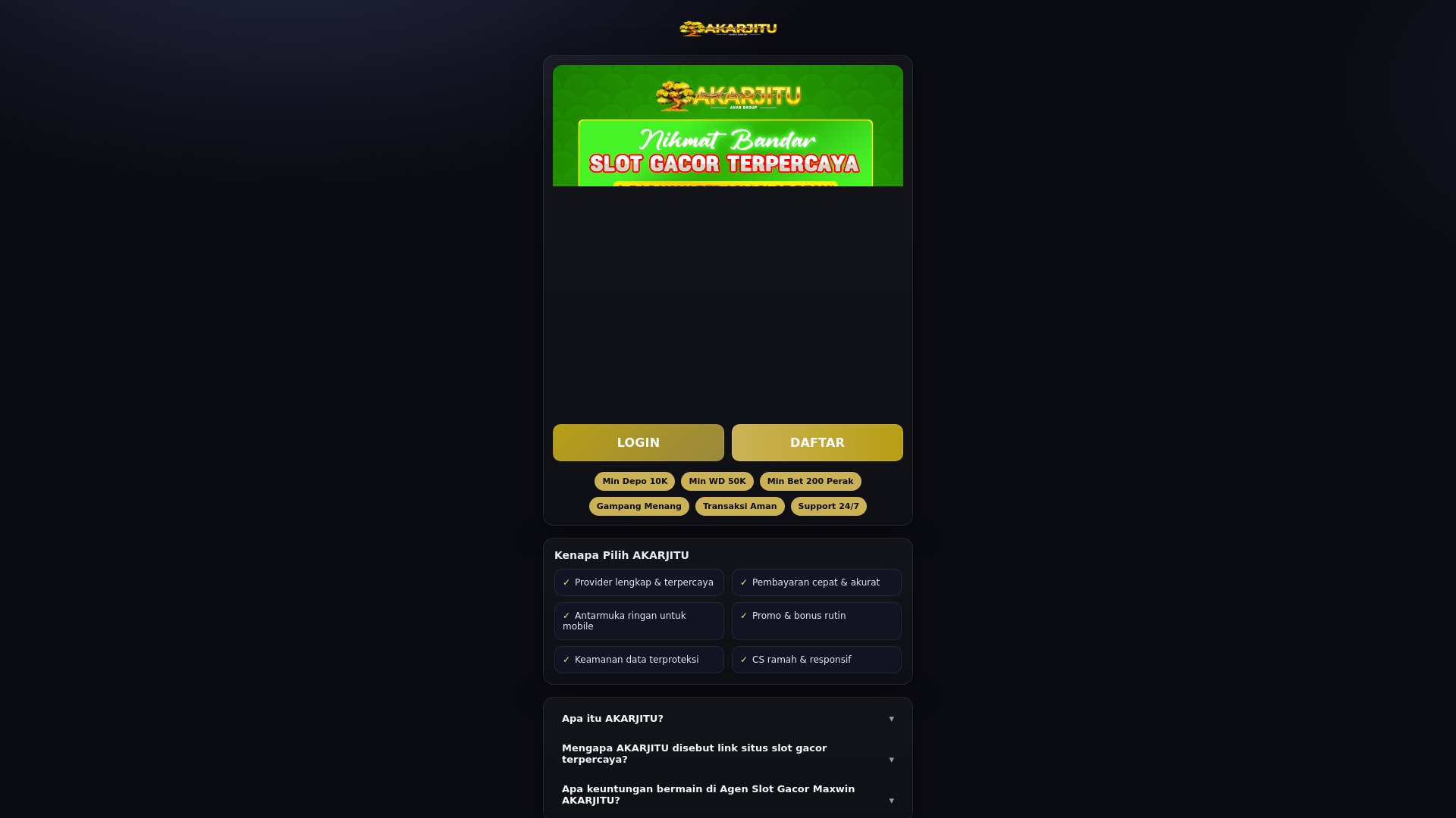 website screenshot of https://senyumakar55.pages.dev/