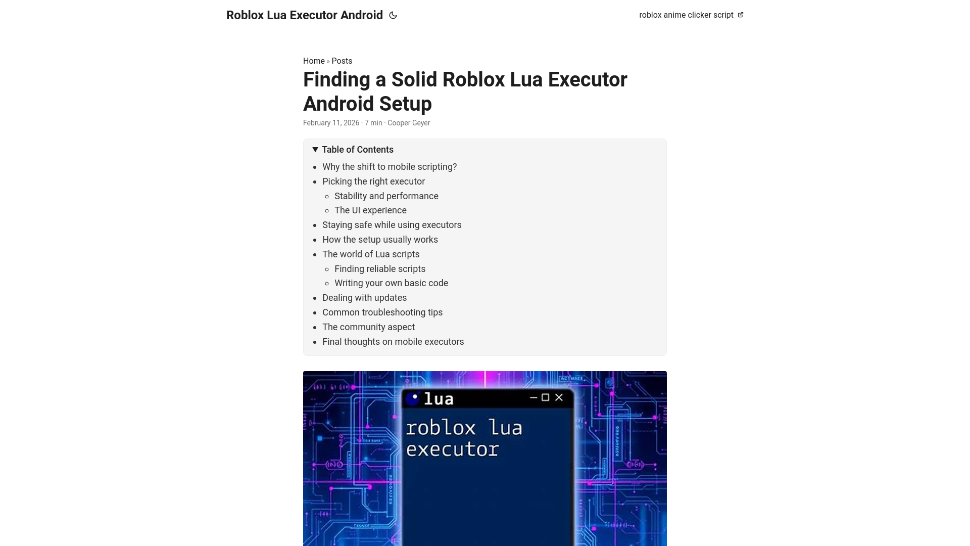 website screenshot of https://roblox-lua-executor-android.pages.dev/