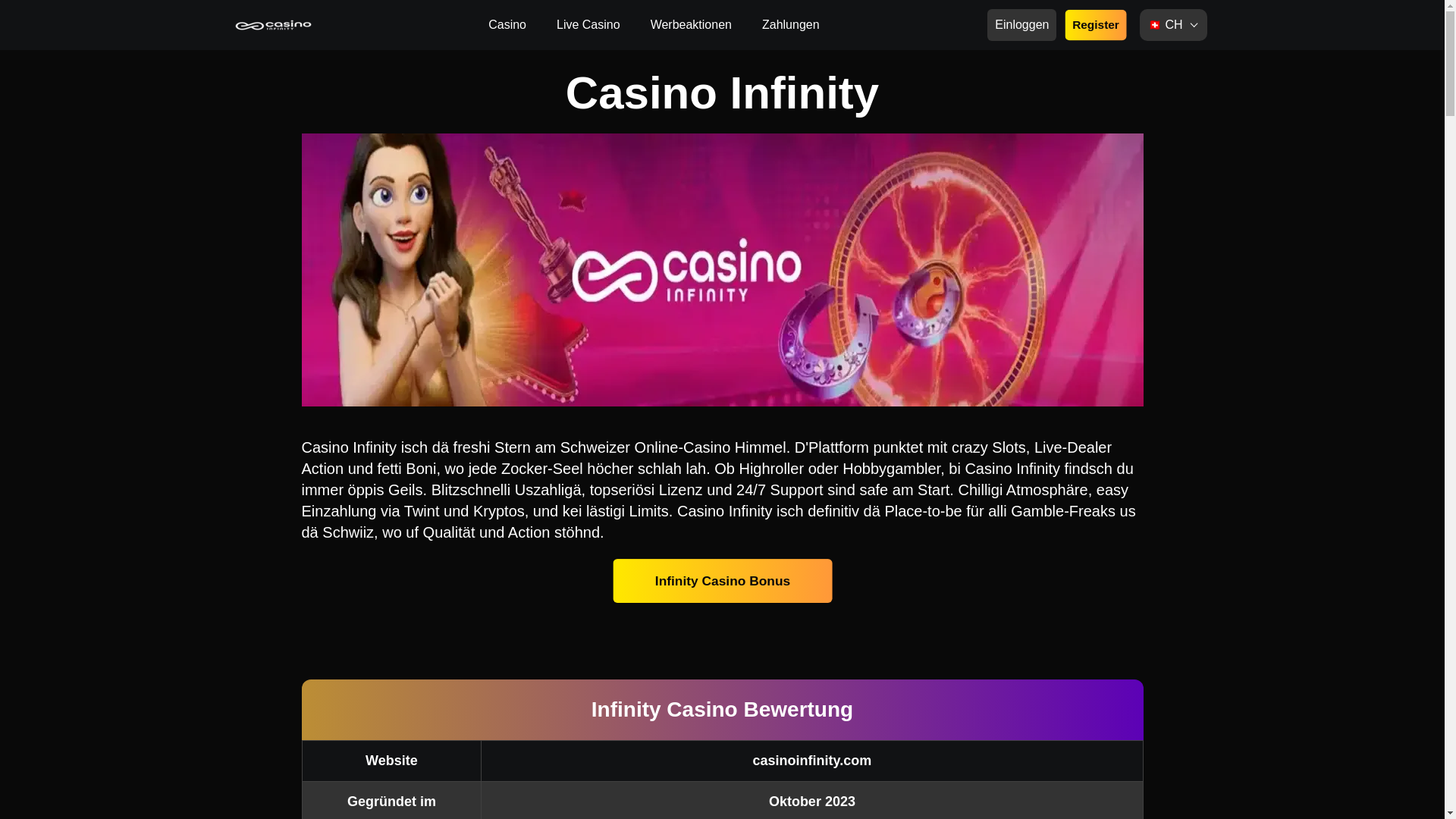 website screenshot of https://casinoinfinity-ch-1752.pages.dev/