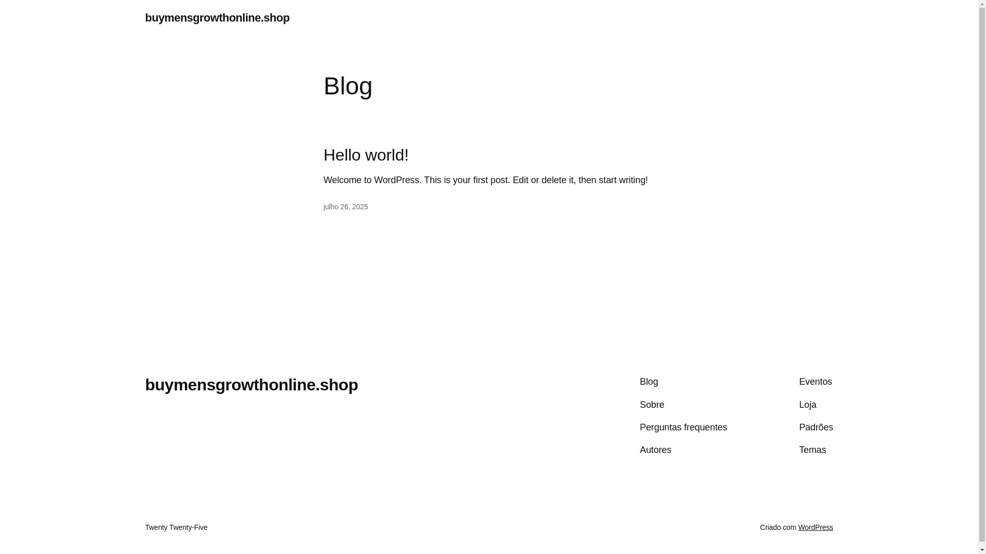 website screenshot of https://buymensgrowthonline.shop/