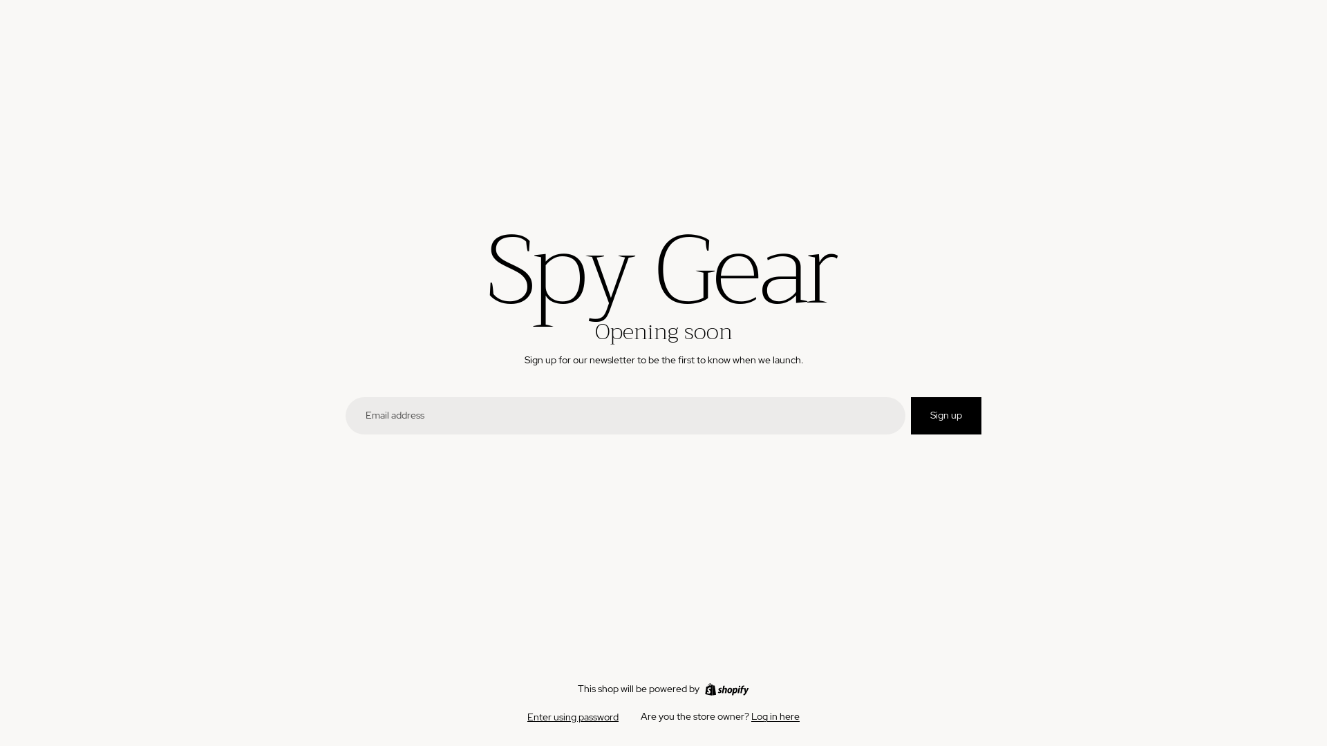 website screenshot of https://spygeardirect.co.uk/