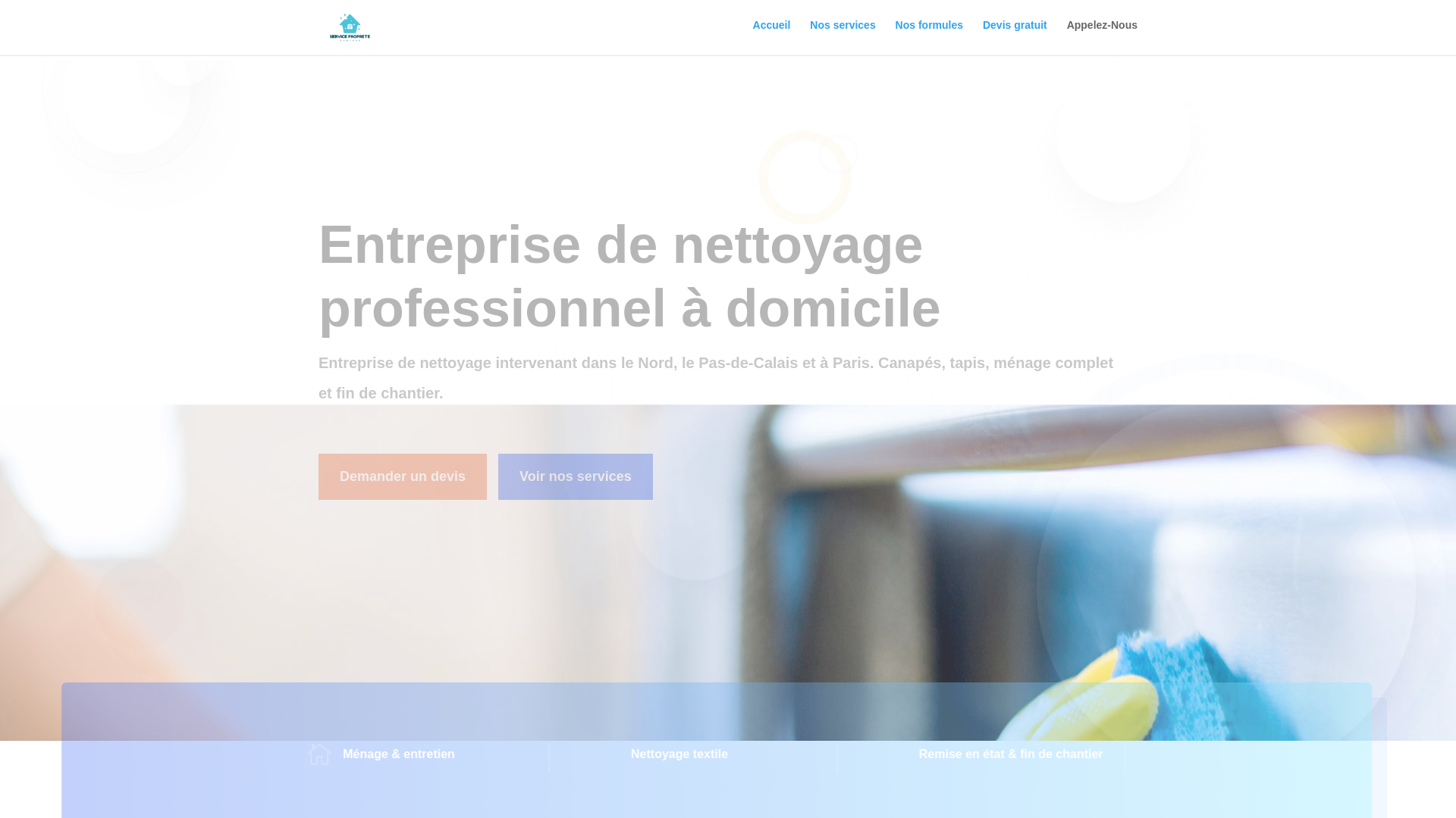 website screenshot of https://service-proprete-express.fr/
