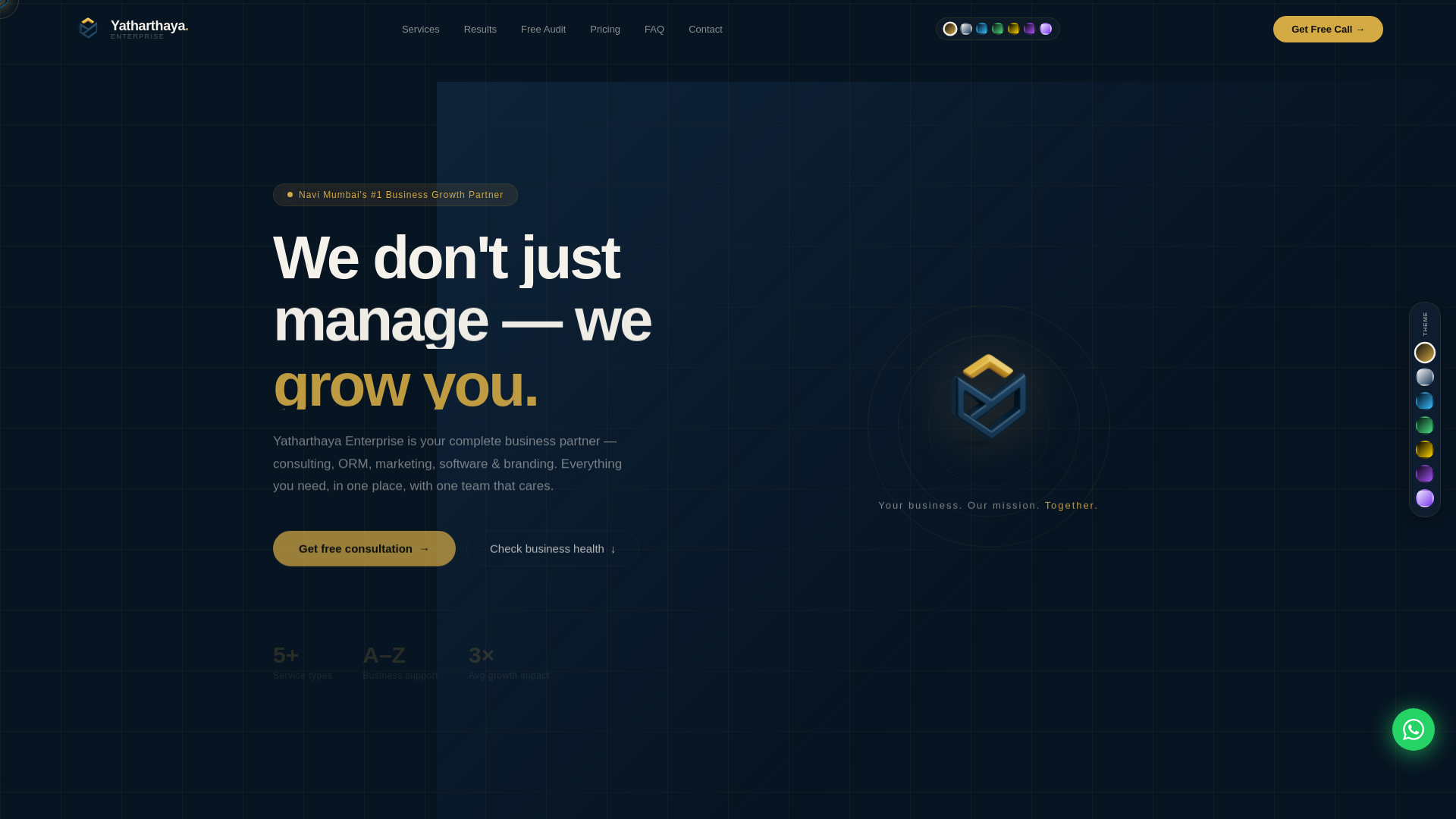 website screenshot of https://yatharthayaenterprise.com