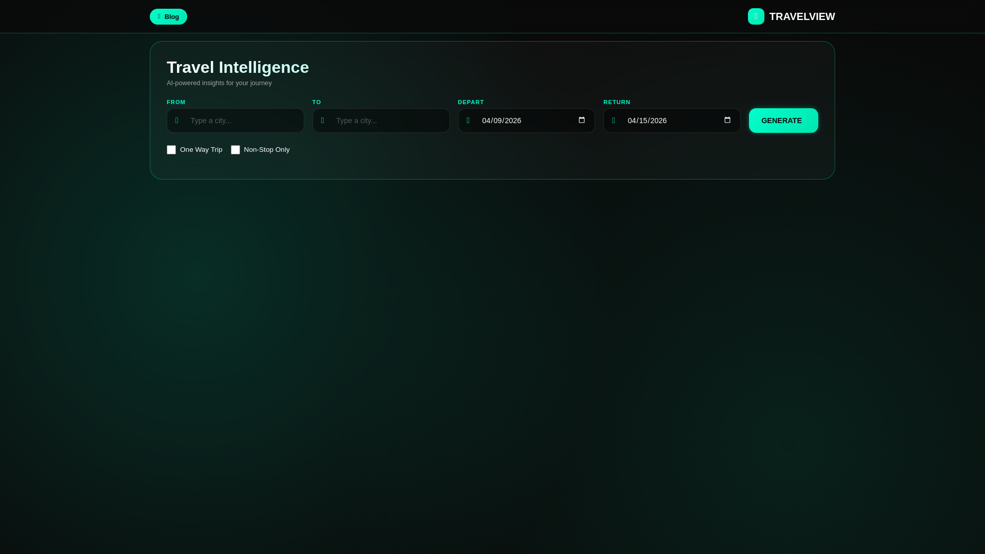 website screenshot of https://travelview.space/