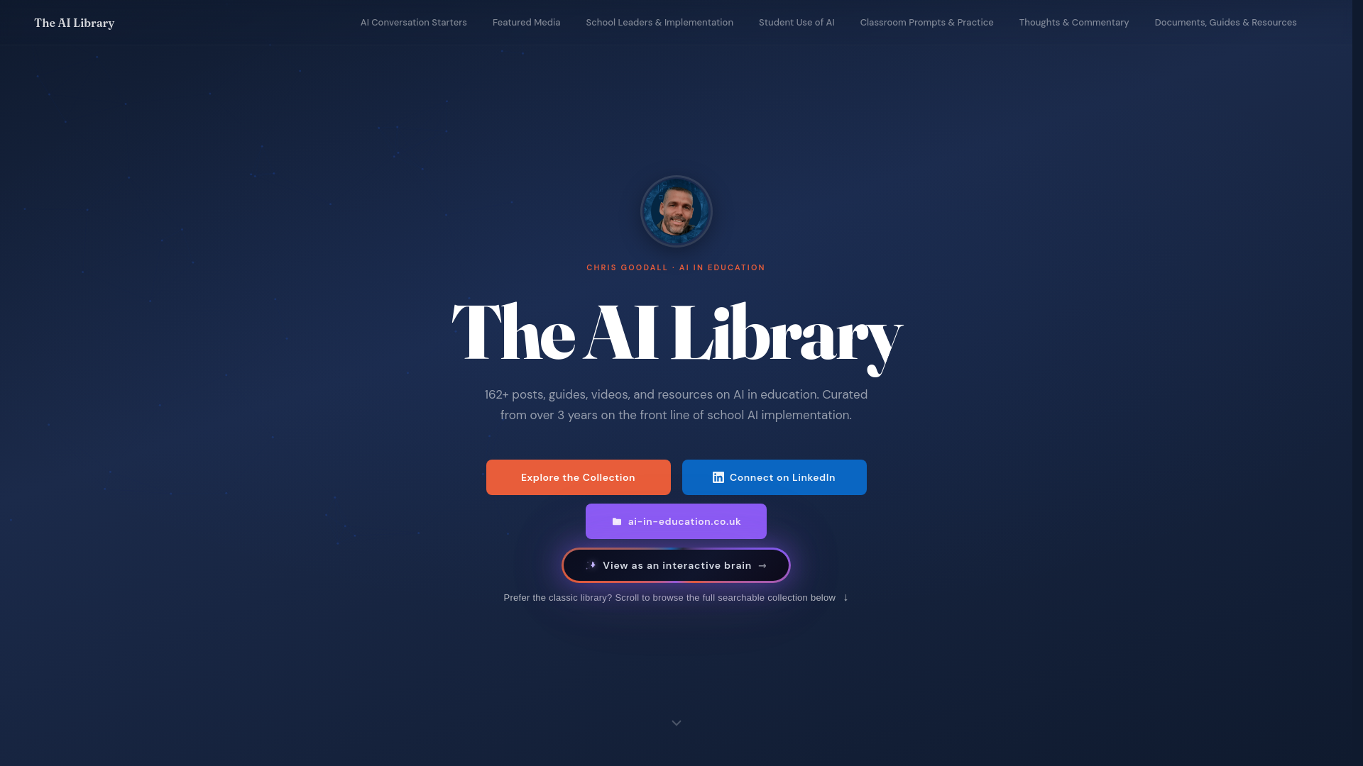 website screenshot of https://linkedinlibrary-main.pages.dev/