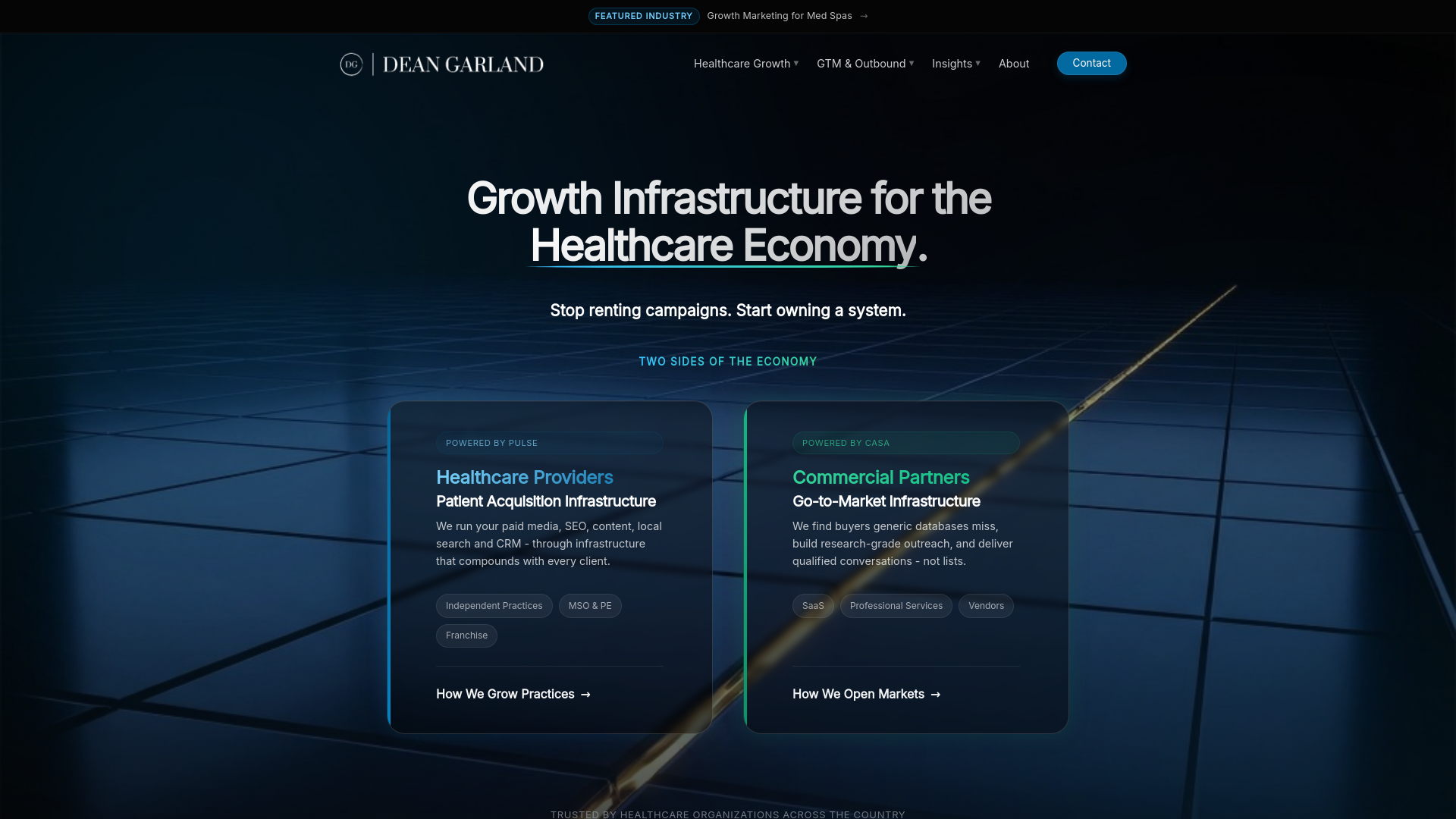 website screenshot of https://instantcasagtm.com/