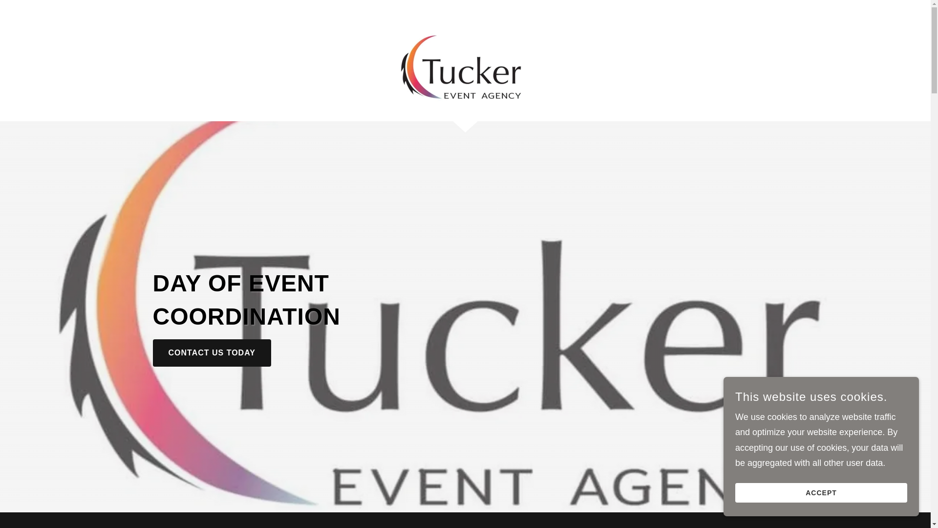 website screenshot of https://tuckereventagencyllc.com/