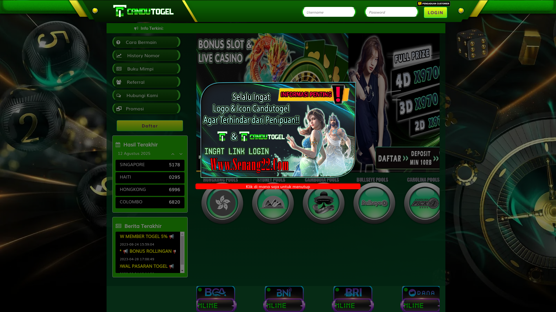 website screenshot of https://candutogel4d.design/