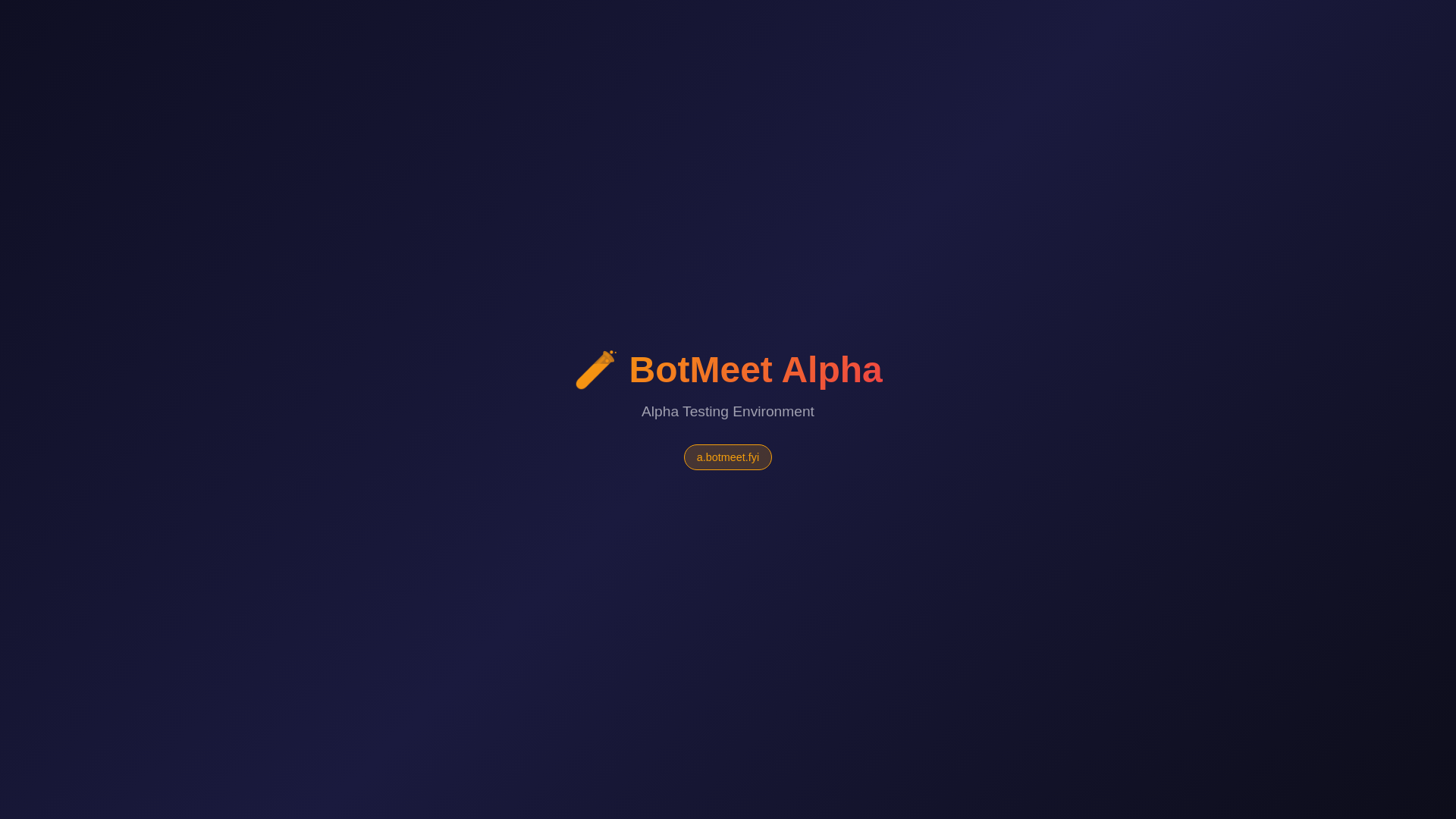 website screenshot of https://botmeet-alpha.pages.dev/