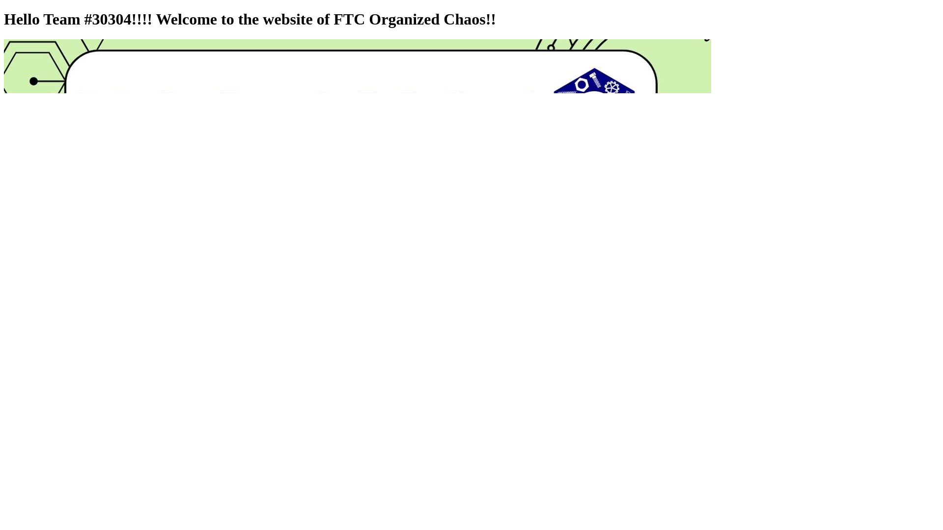 website screenshot of https://organizedchaosrobotics.org/