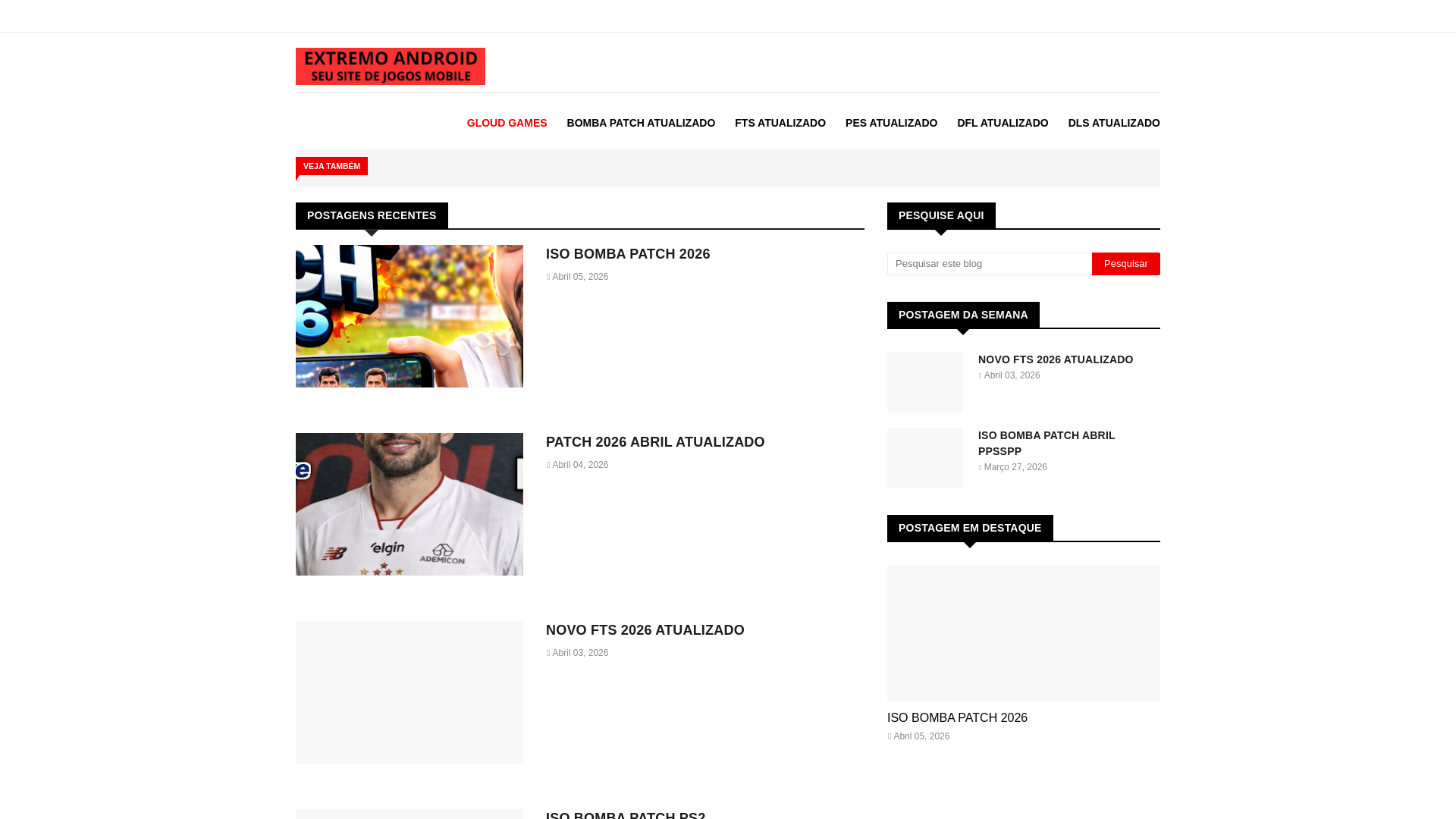 website screenshot of https://jogosmobile.com.br/