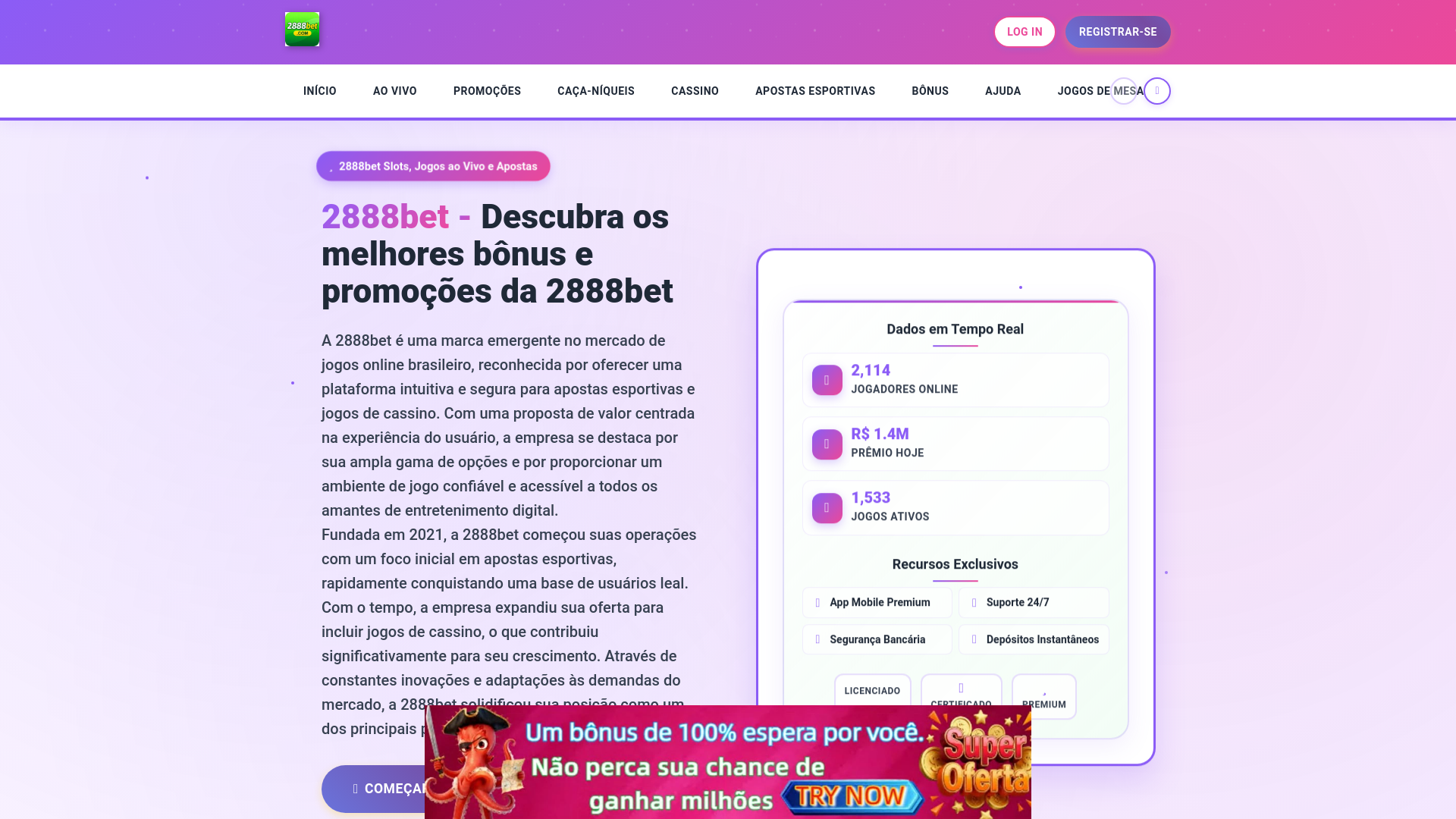 website screenshot of https://2888betsv.com/