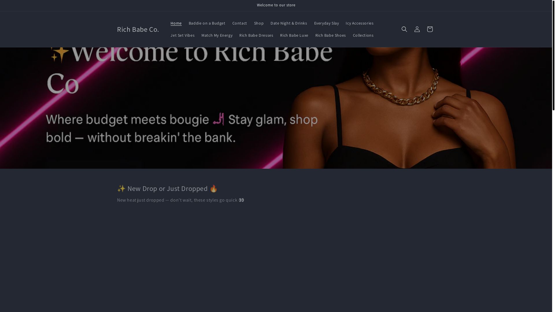 website screenshot of https://richbabeco.com/