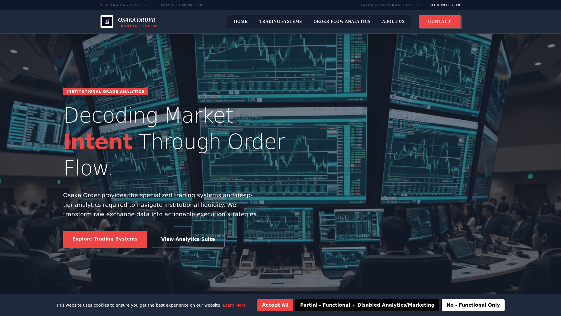 website screenshot of https://osakaorder.digital/