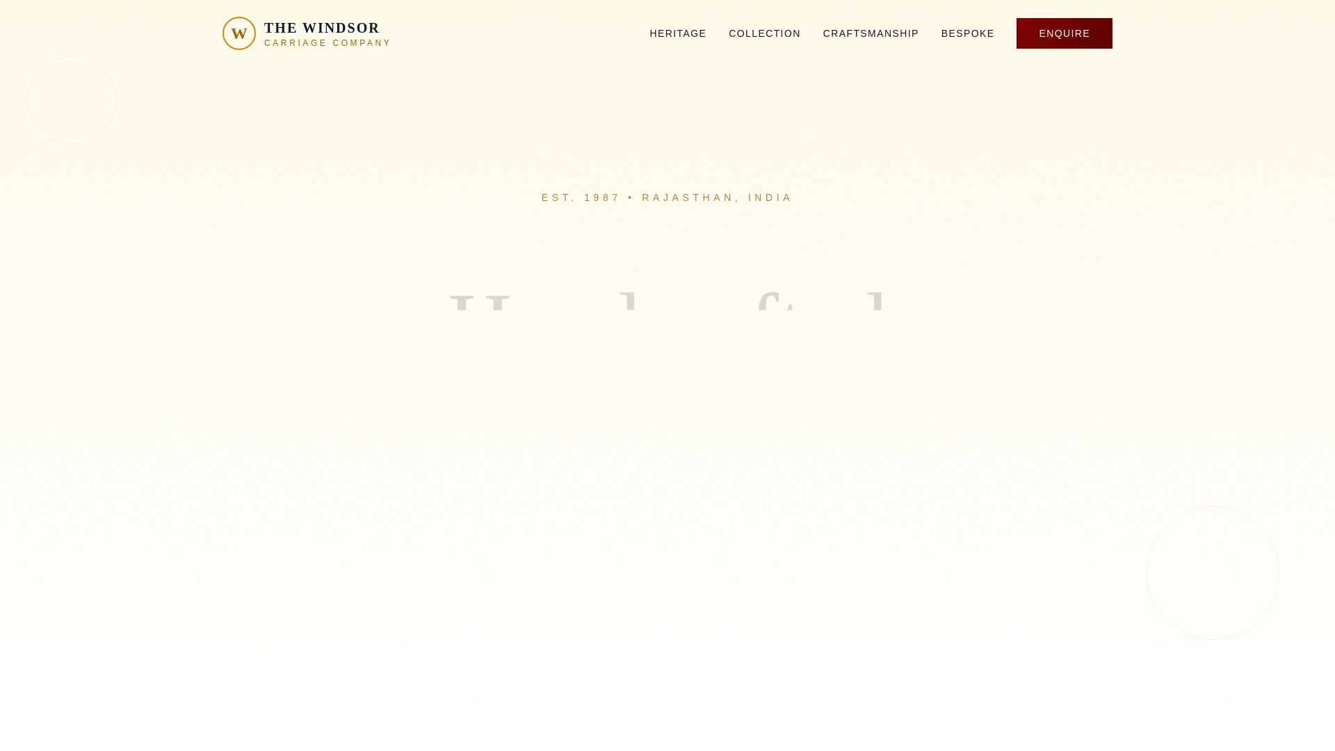 website screenshot of https://thewindsorcarriagecompany.pages.dev/