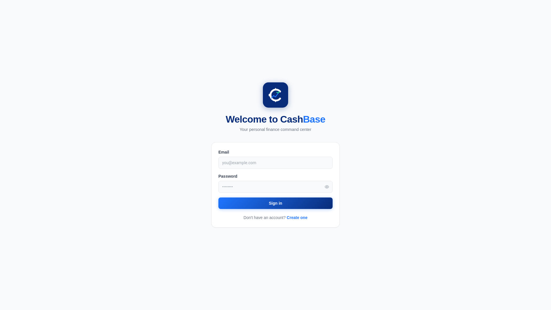 website screenshot of https://mycashbase.com/