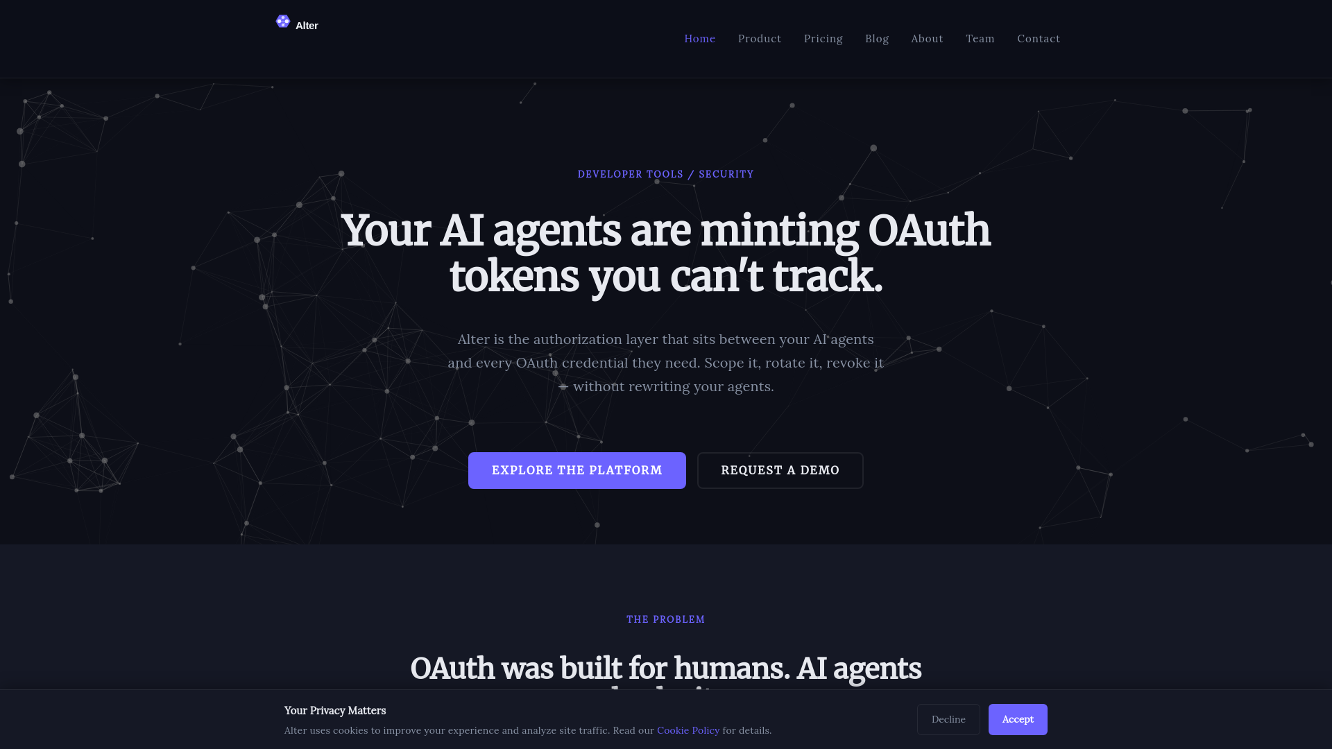 website screenshot of https://aiterai.org