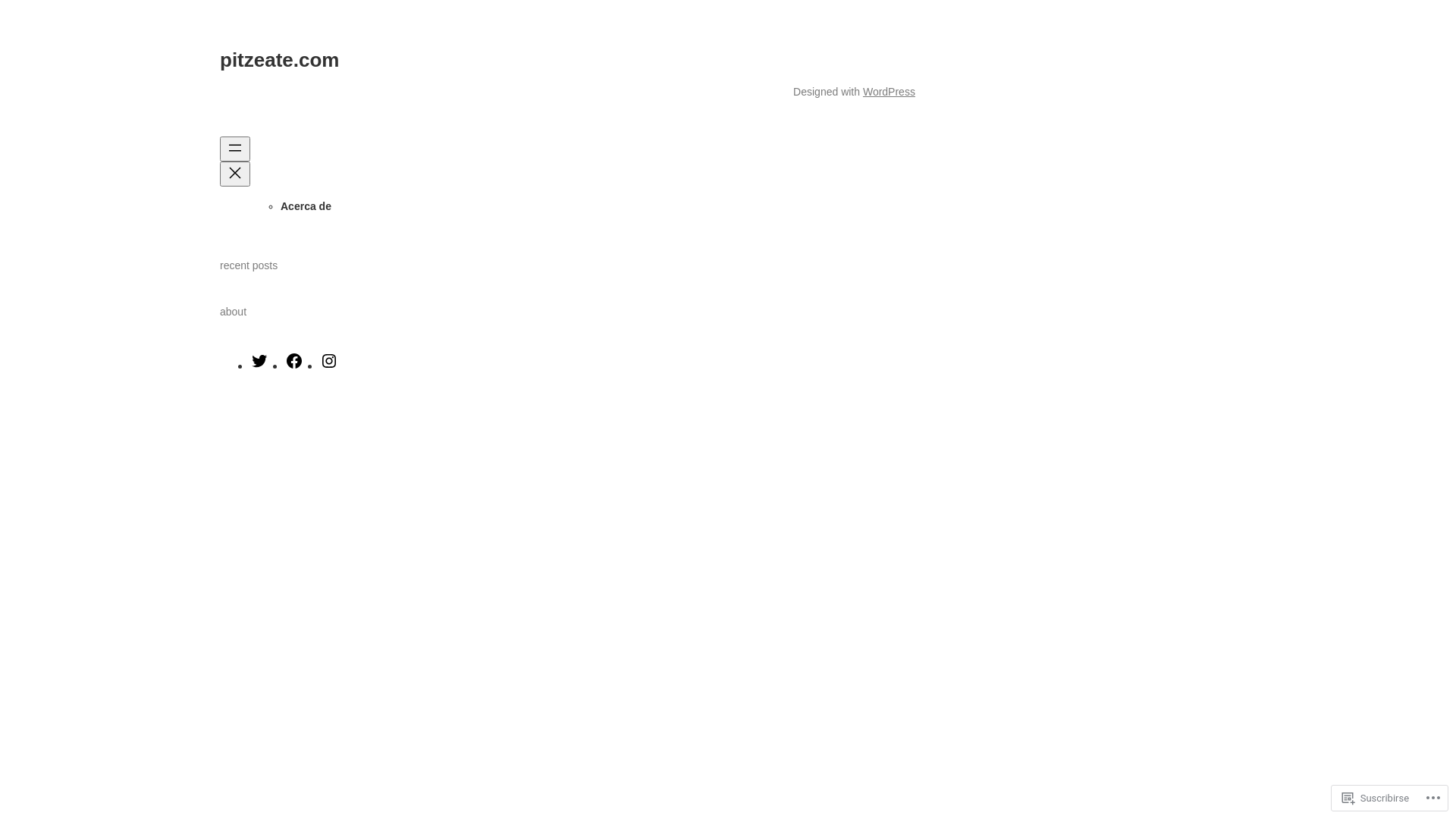 website screenshot of https://pitzeate.com/