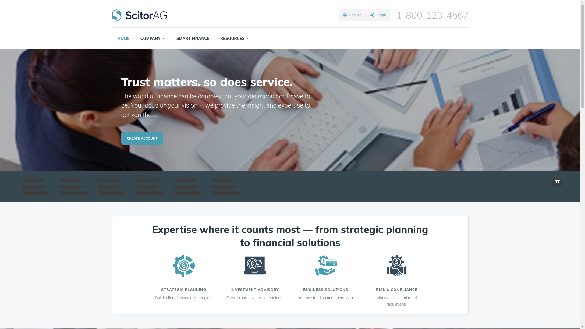 website screenshot of https://scitor-ag.pages.dev/