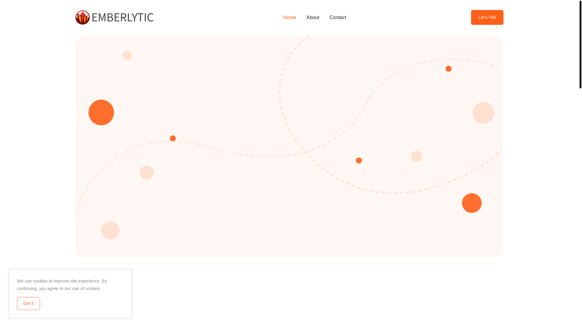 website screenshot of https://emberlytic-website.pages.dev/