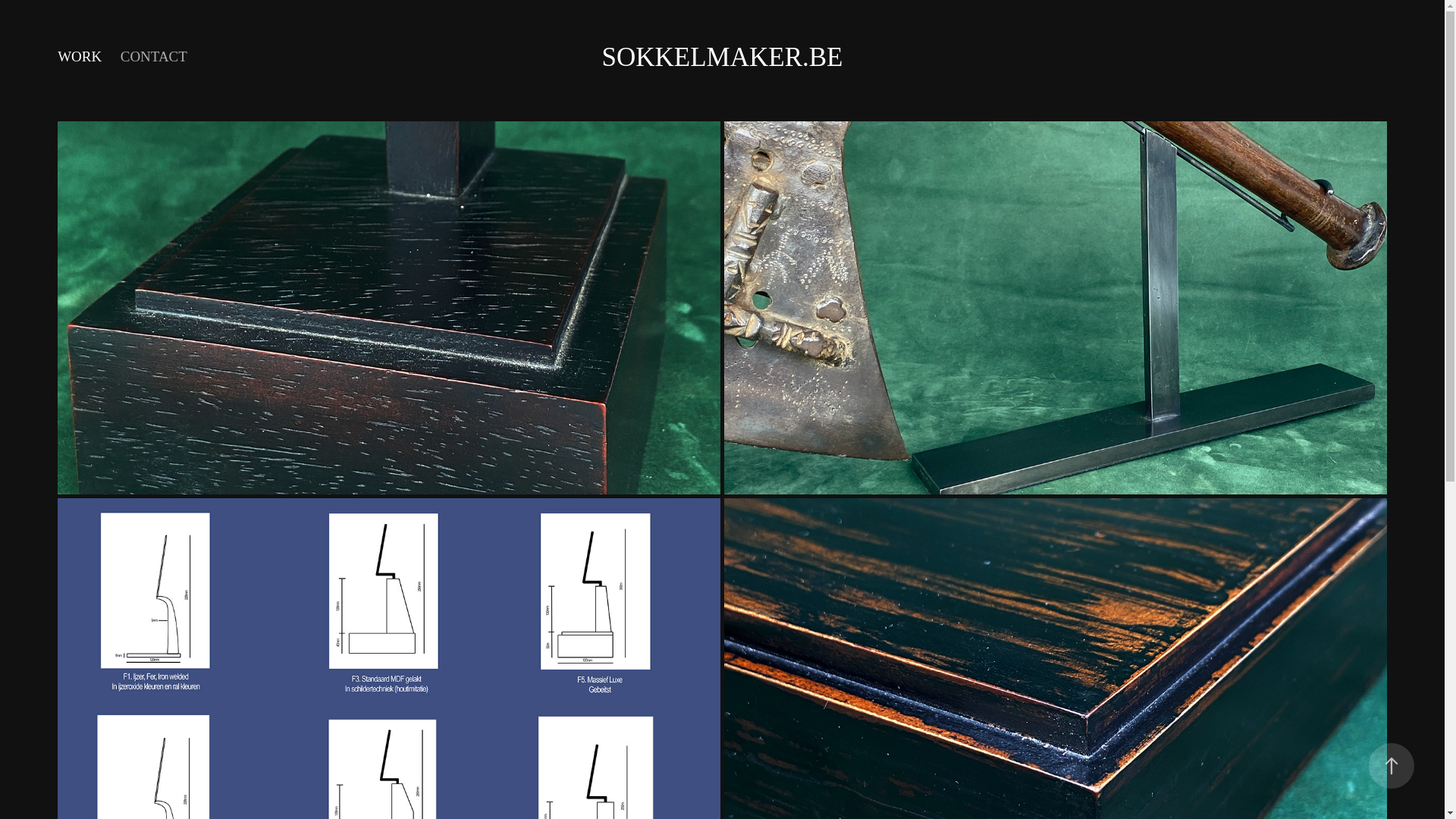 website screenshot of https://sokkelmaker.be/