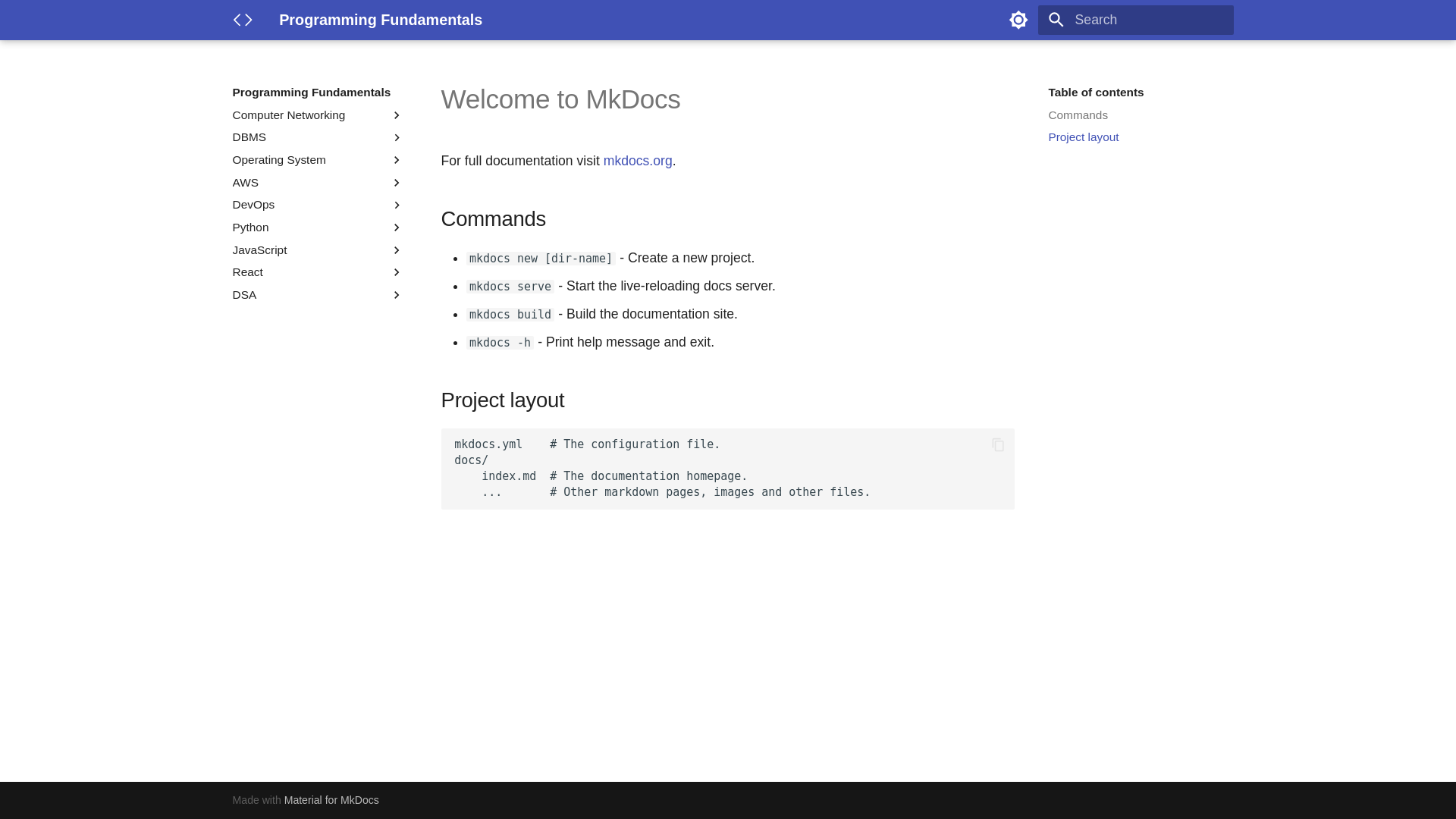website screenshot of https://programming-fundamentals.pages.dev/