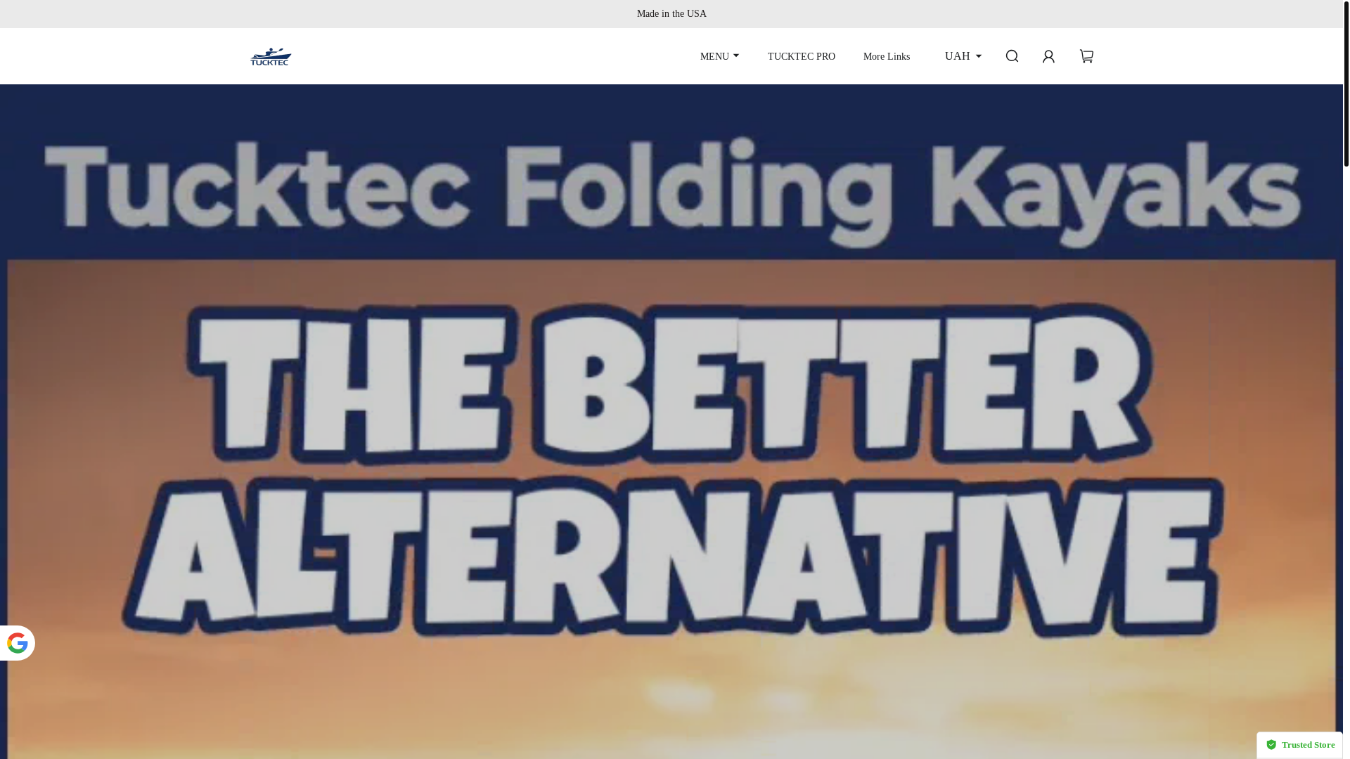 website screenshot of https://tuckfold.shop/
