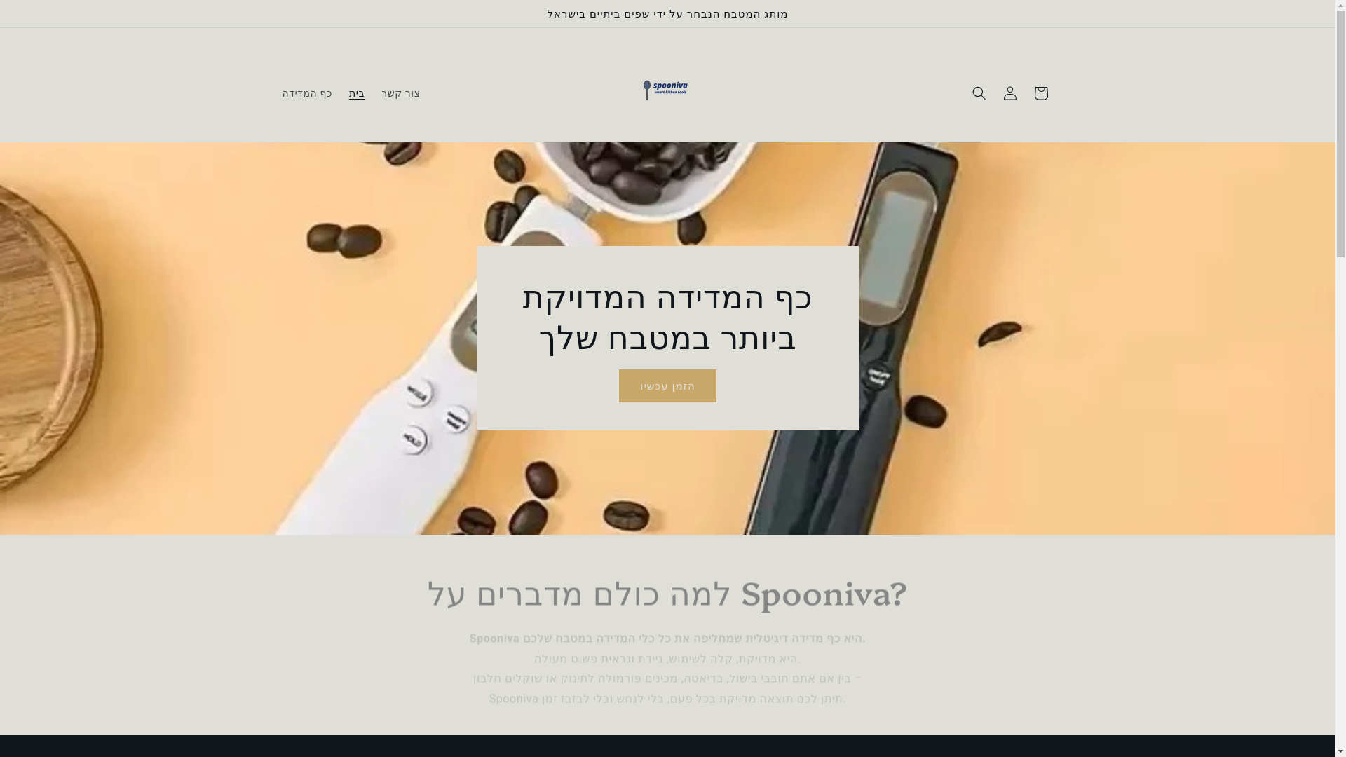 website screenshot of https://spooniva.com/