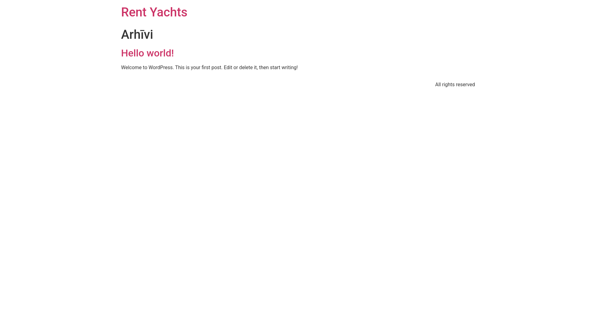 website screenshot of https://greenlineyachts.lv/
