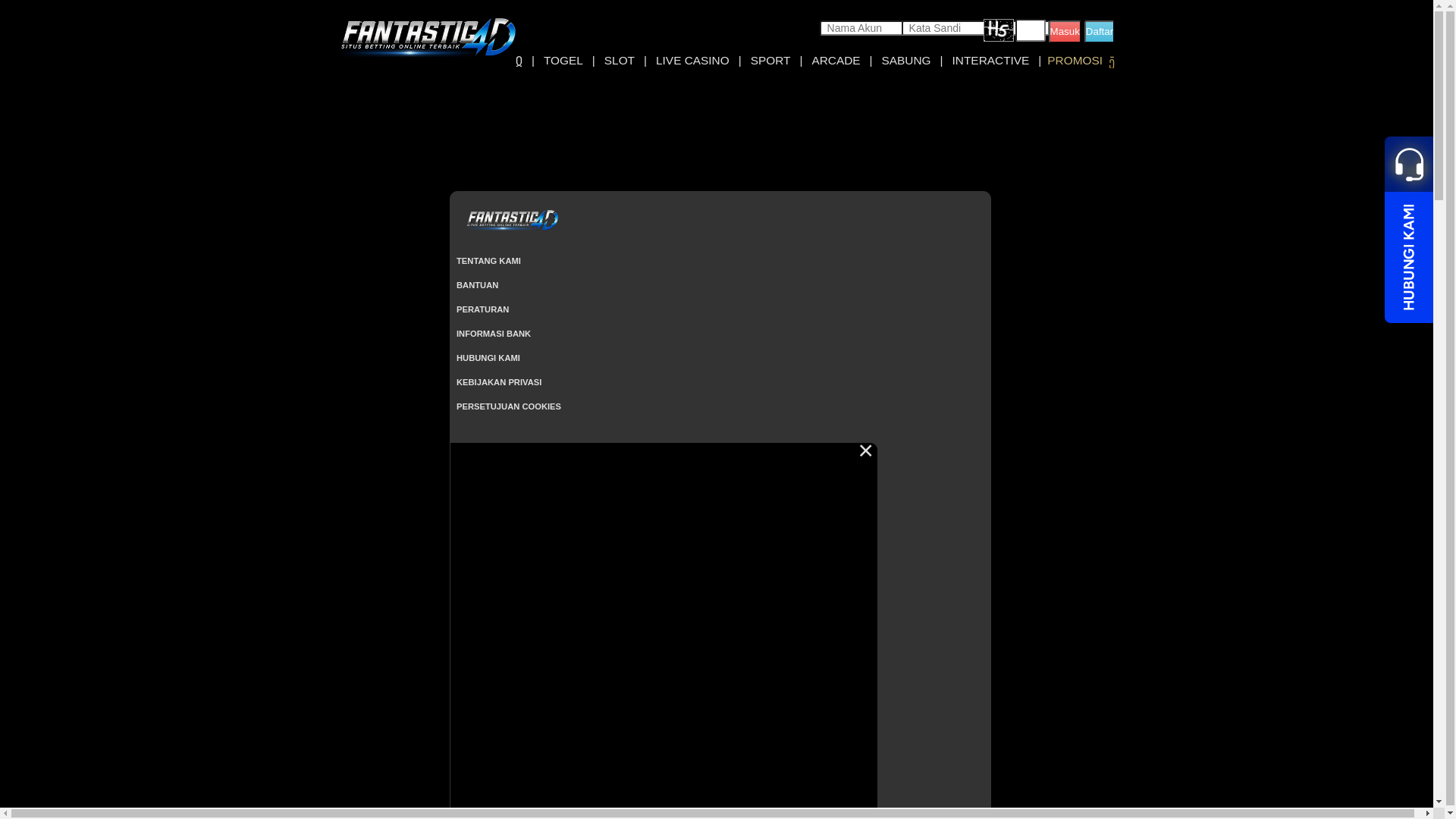 website screenshot of https://fantastic4dterbaru.com/