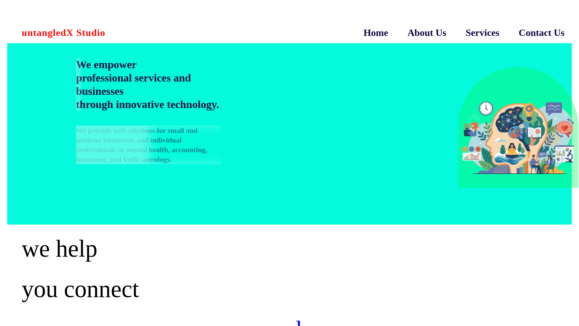 website screenshot of https://untangledx.pages.dev/