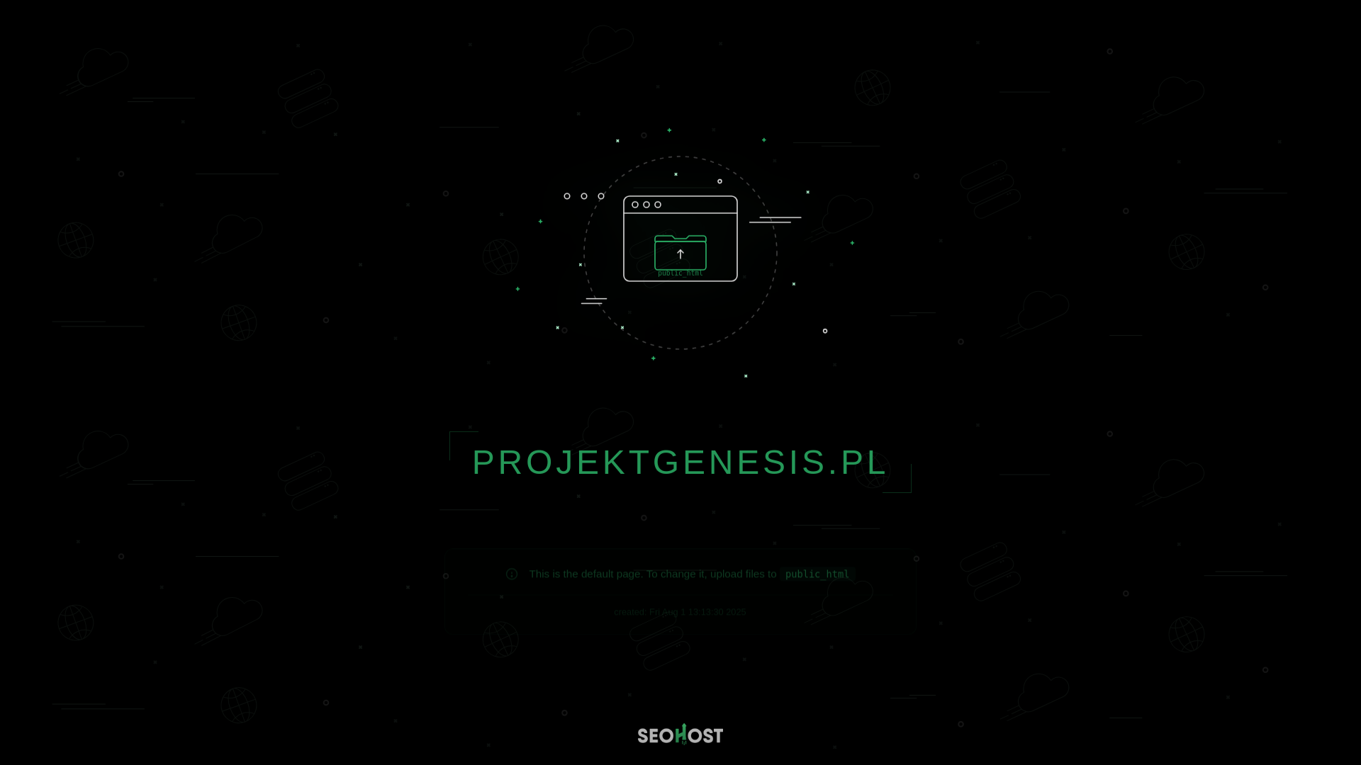 website screenshot of https://projektgenesis.pl/