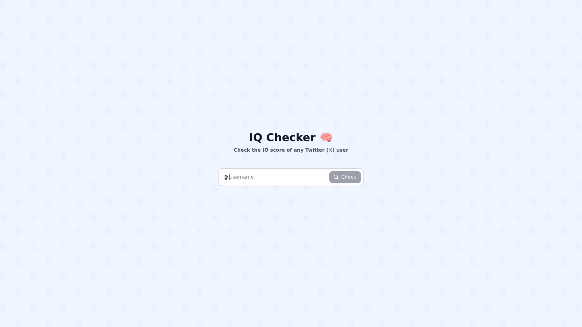 website screenshot of https://iq-checker.xyz/
