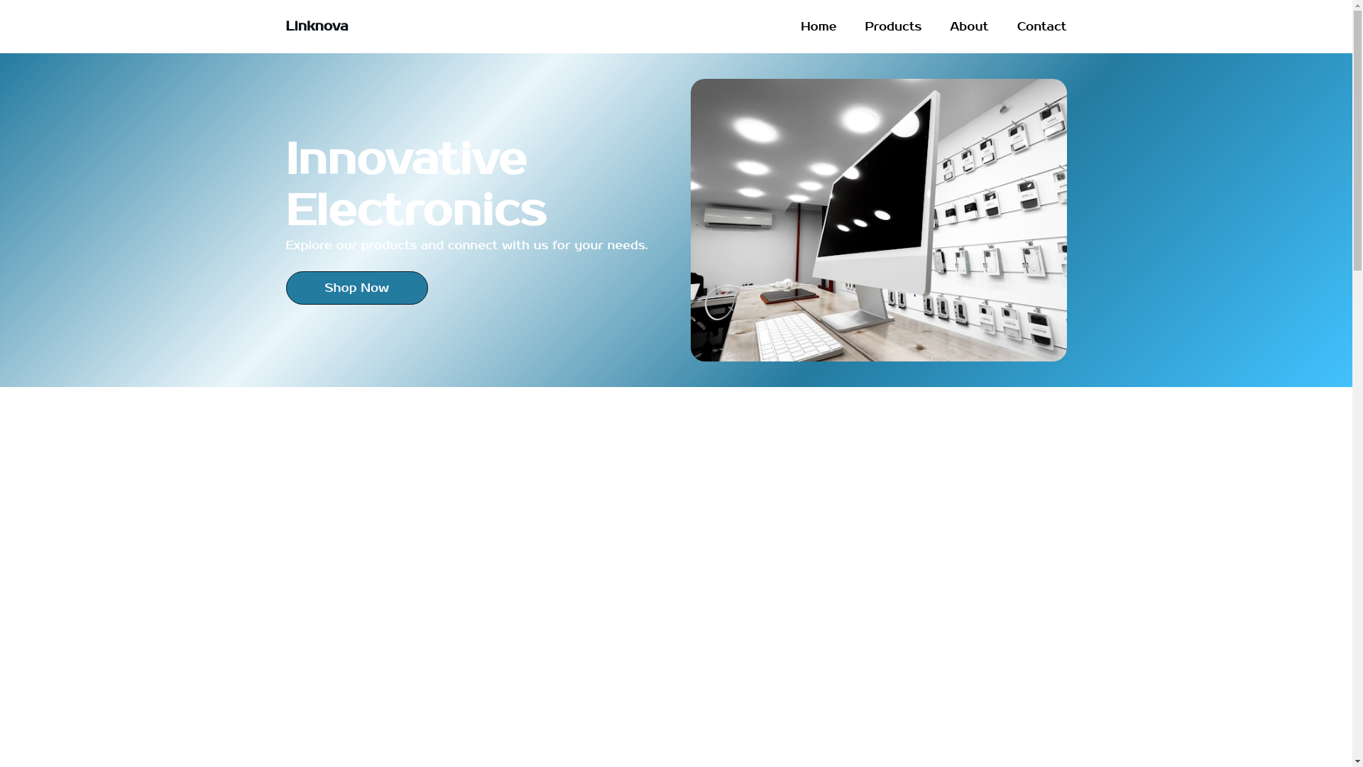 website screenshot of https://linknovatech.com/